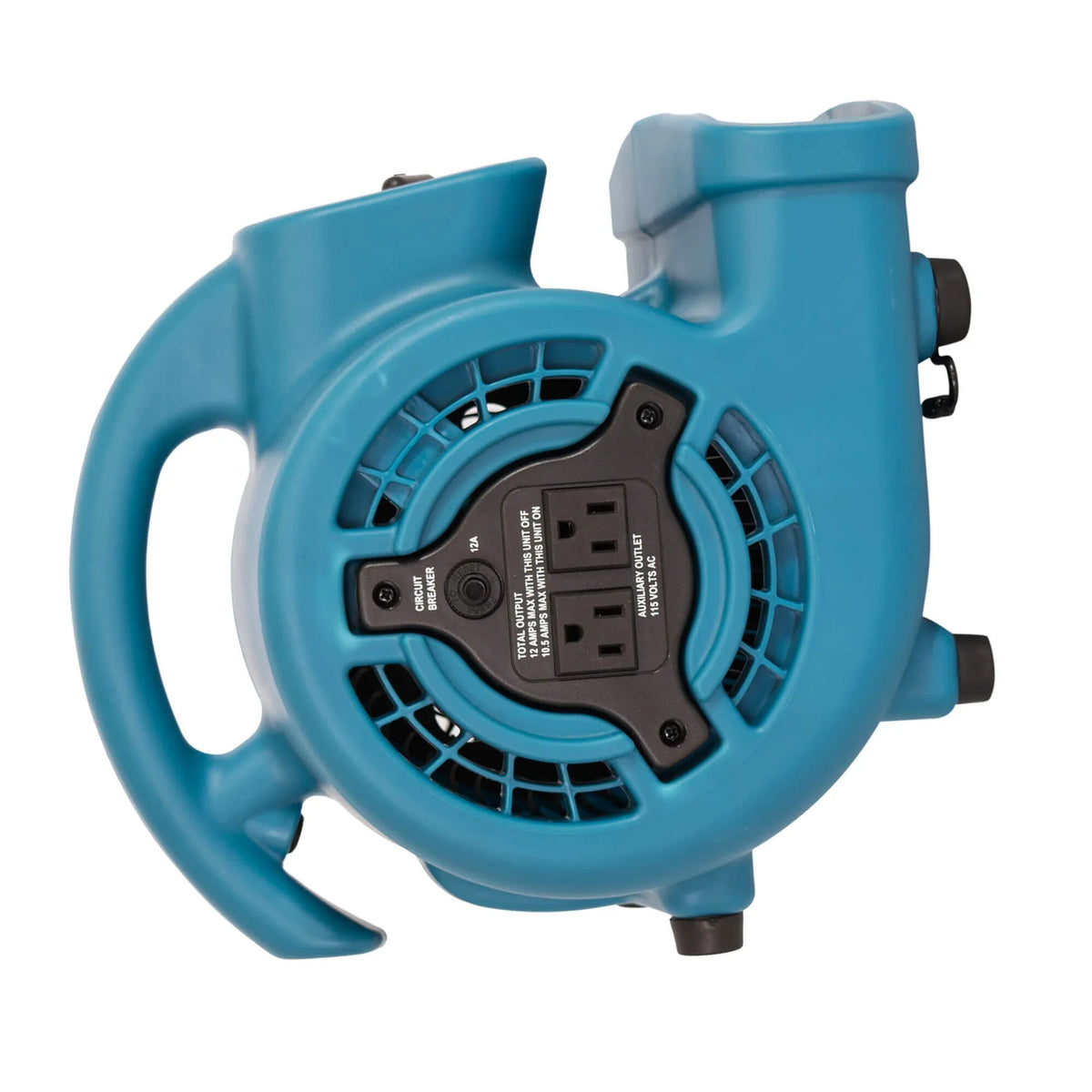 XPOWER Mighty mini air mover P-80 - left view, 90 degree position