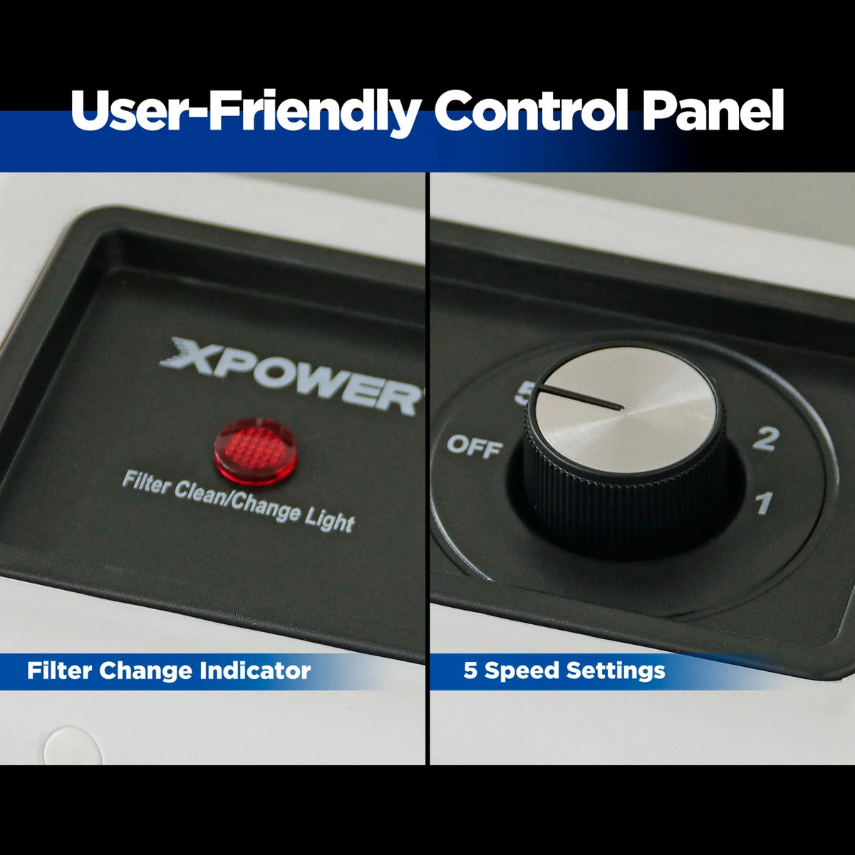 XPOWER HEPA air scrubber X-3780 - detail view 5