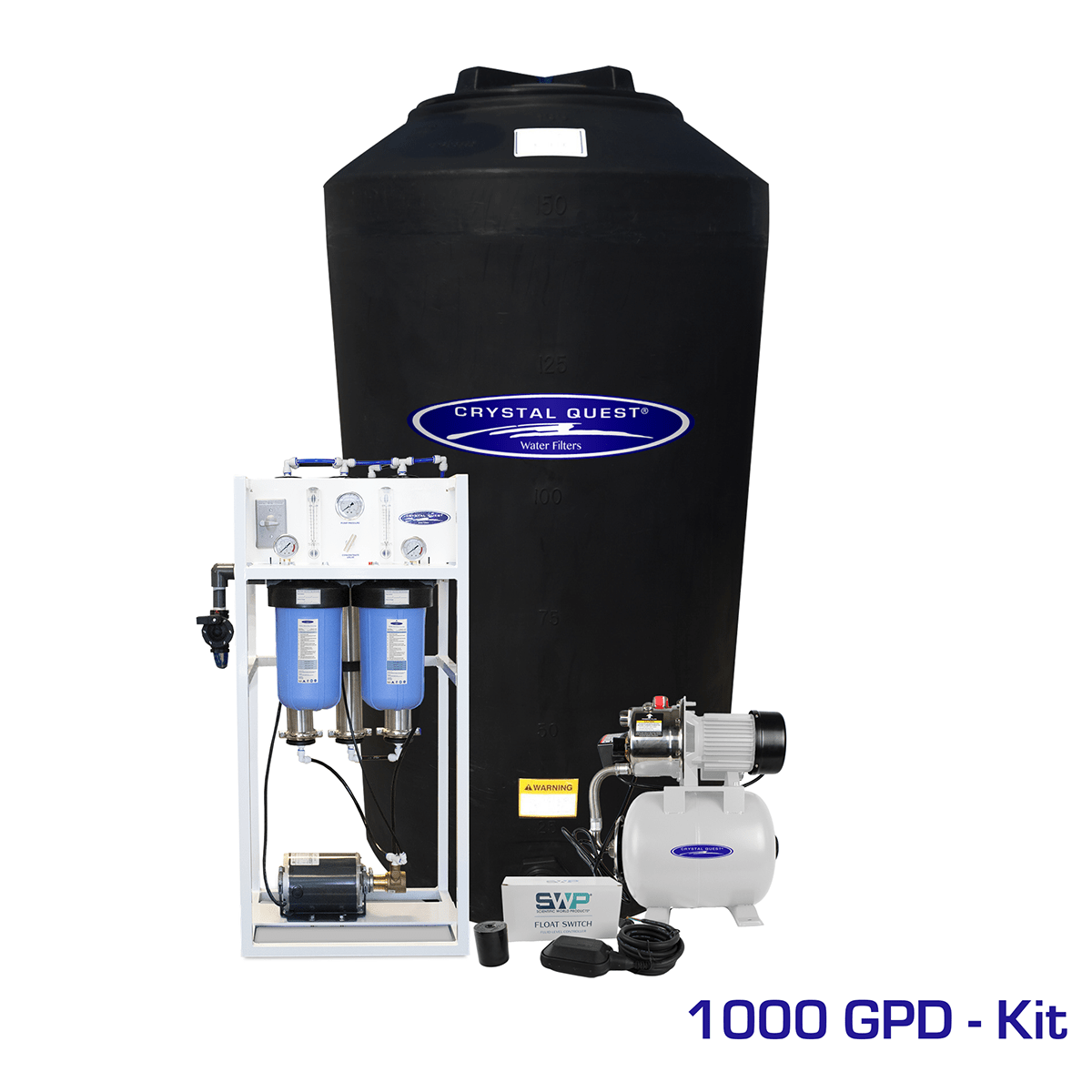 Crystal Quest Mid-Flow Commercial Reverse Osmosis System, 500-7,000 GPD