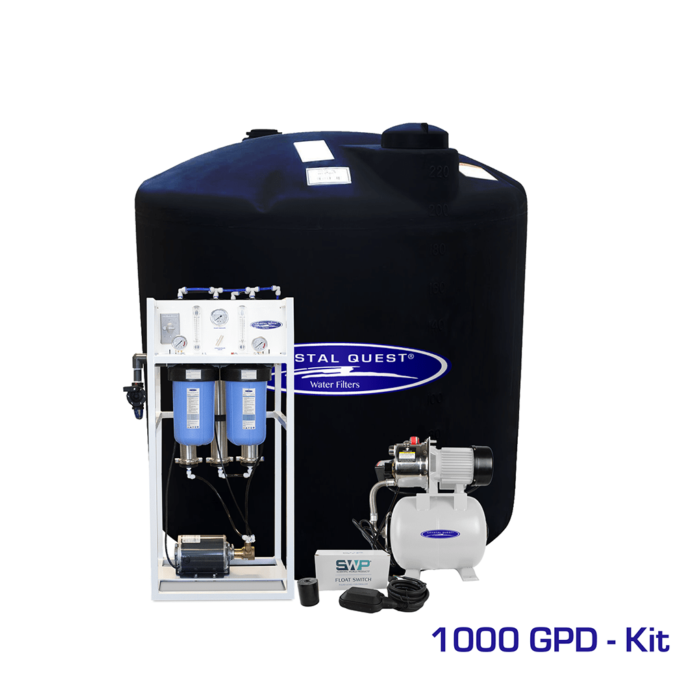 Crystal Quest Mid-Flow Commercial Reverse Osmosis System, 500-7,000 GPD