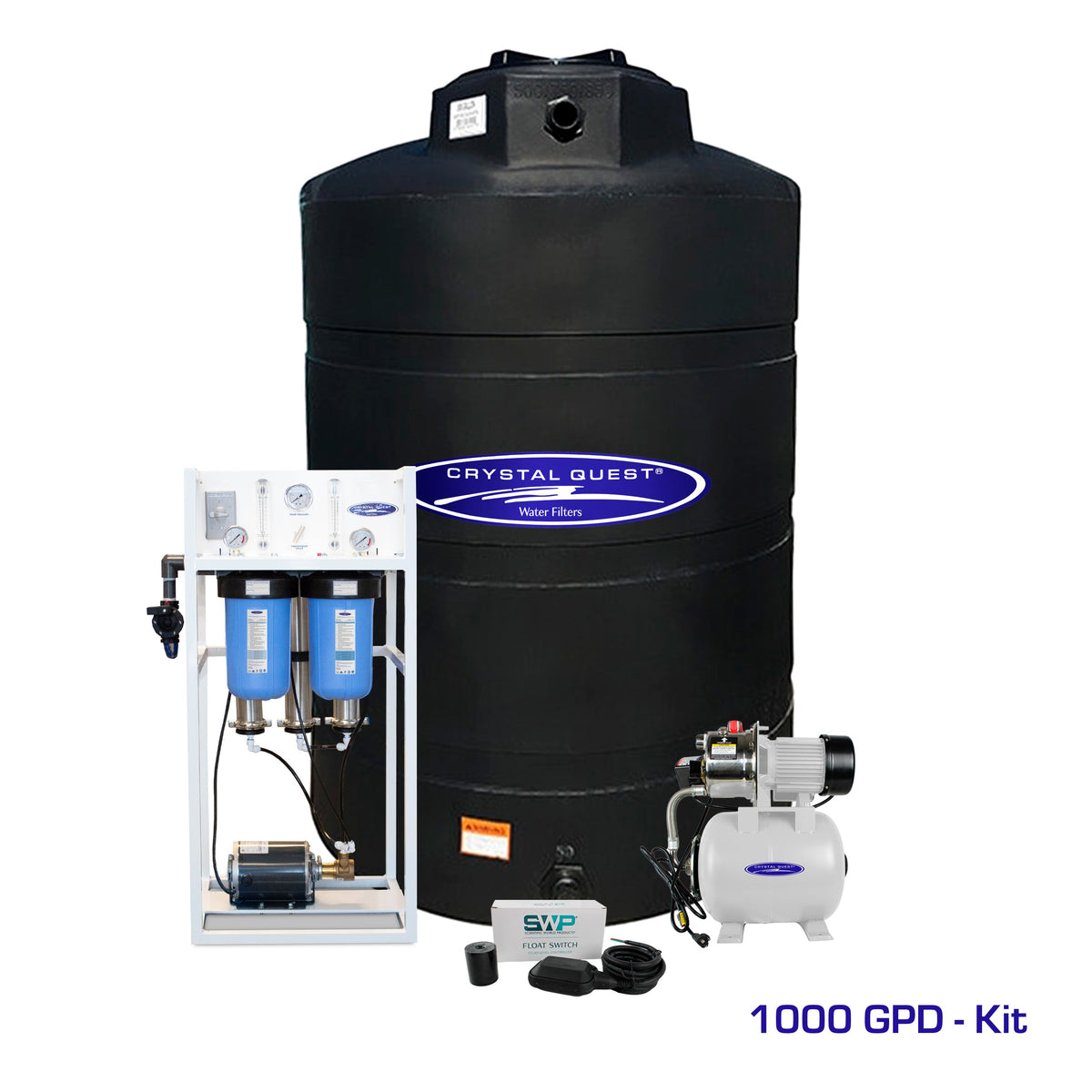 Crystal Quest Mid-Flow Commercial Reverse Osmosis System, 500-7,000 GPD