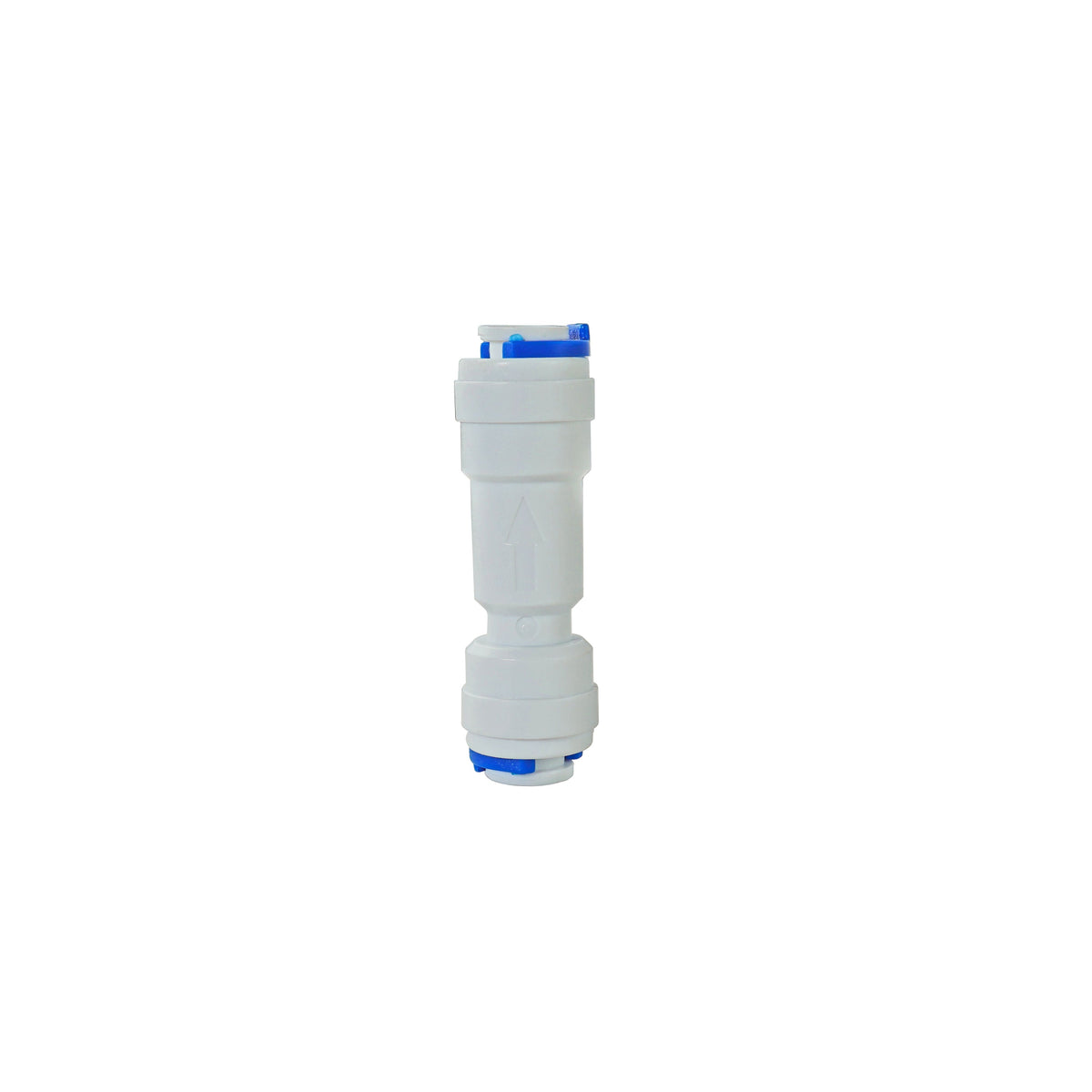 Crystal Quest 1/4" Inline Check Valve, RO Refrigerator Connection (CQE-PT-03081)