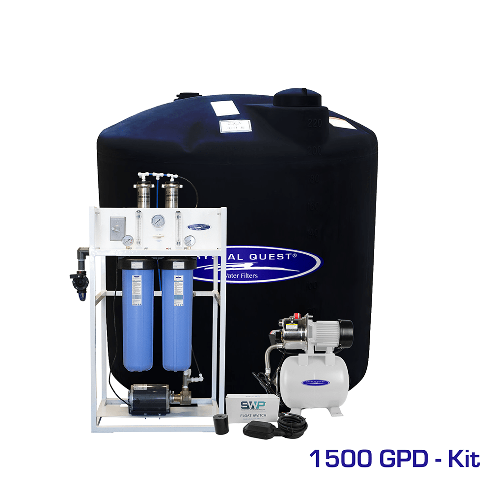 Crystal Quest Mid-Flow Commercial Reverse Osmosis System, 500-7,000 GPD