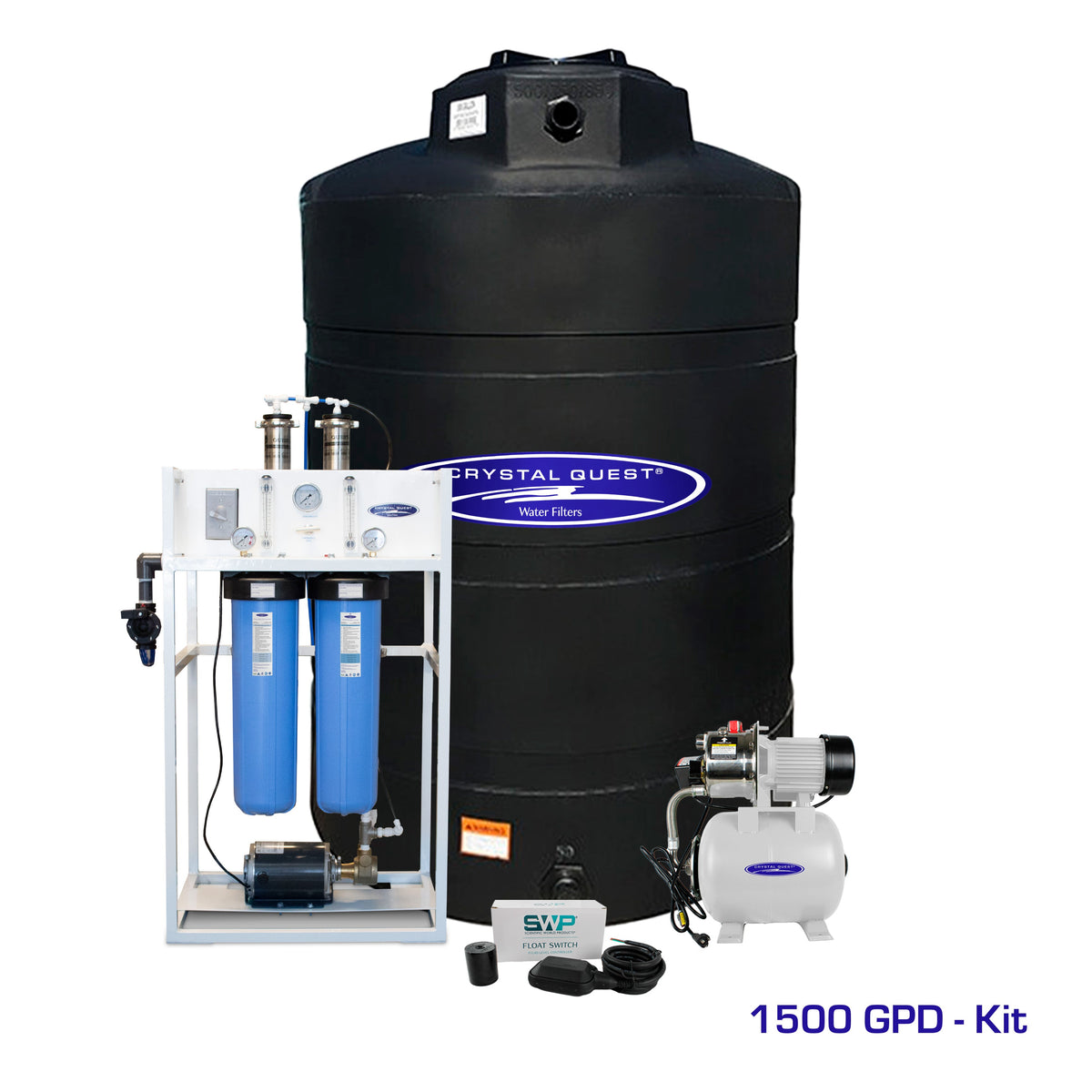 Crystal Quest Mid-Flow Commercial Reverse Osmosis System, 500-7,000 GPD