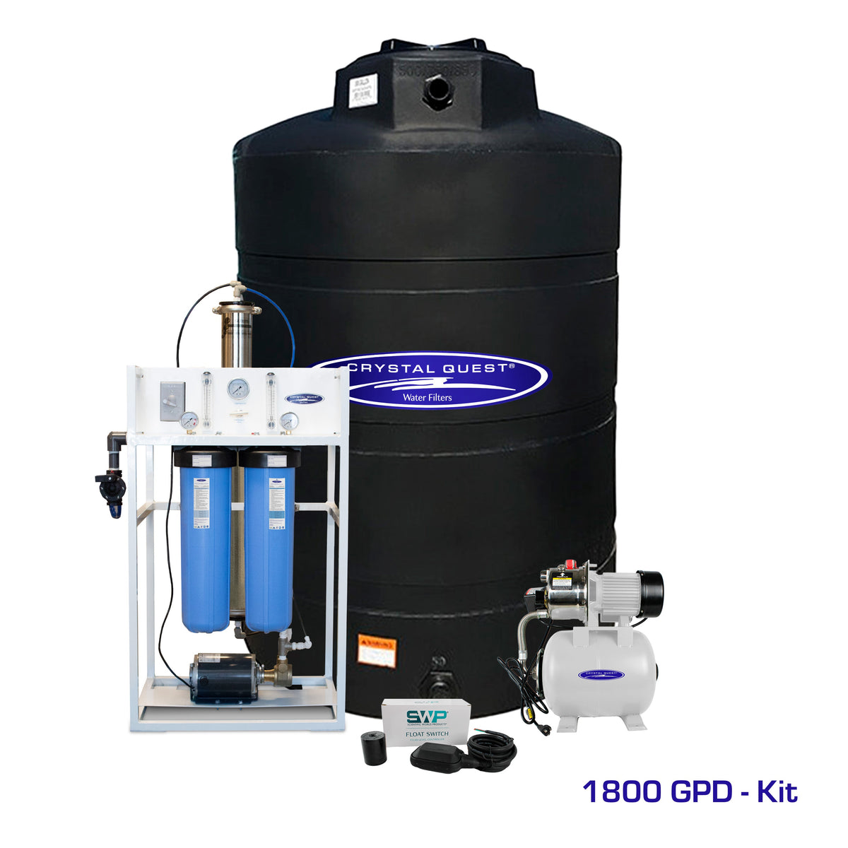 Crystal Quest Mid-Flow Commercial Reverse Osmosis System, 500-7,000 GPD