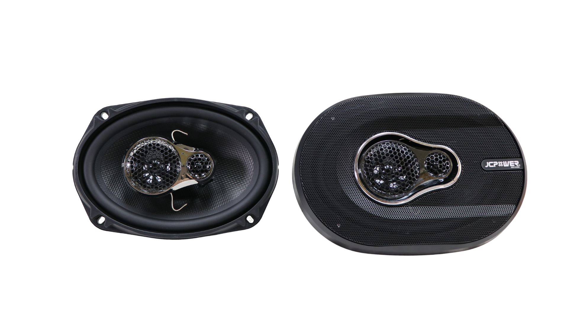 JCPower JC693 JC Series 6"x9" 500 Watts 3-Way 4 Ohms Full Range Car Audio Coaxial Speakers (Pair)
