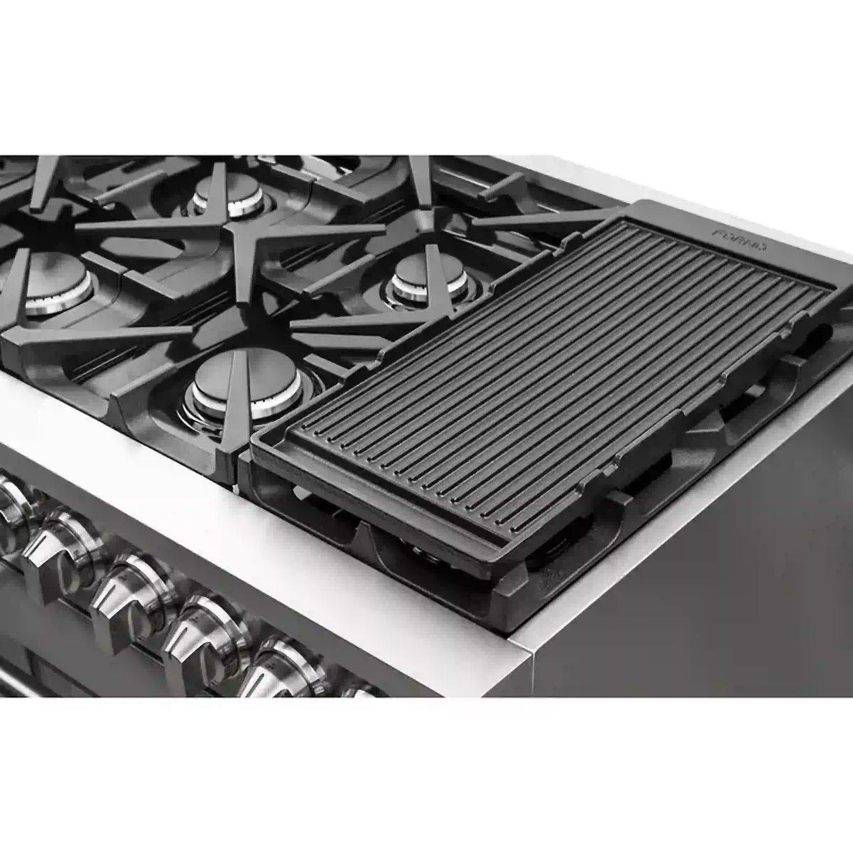 Forno Massimo 48-Inch Freestanding Dual Fuel Range, Stainless Steel (FFSGS6125-48)