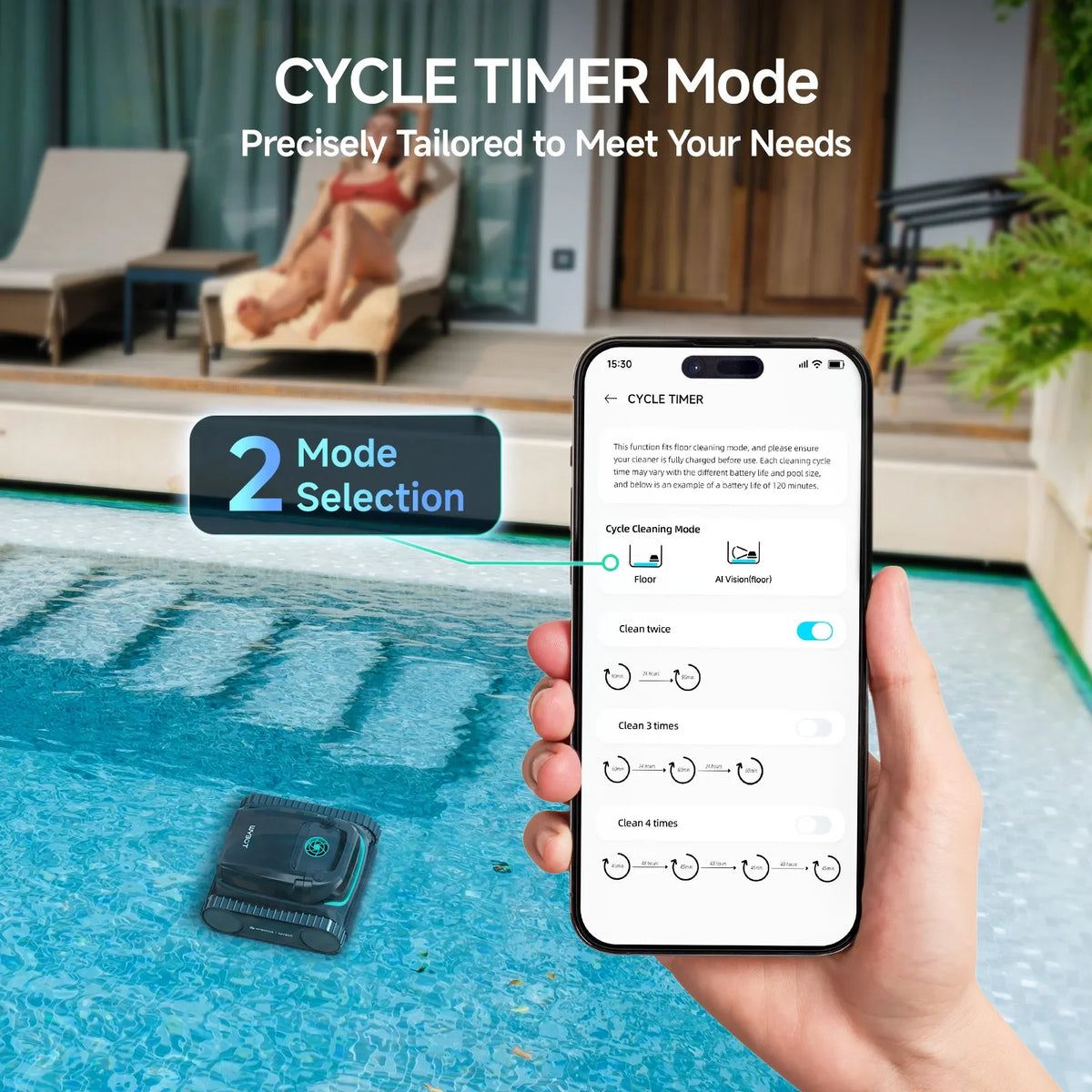WYBOT M2 Vision Robotic Pool Cleaner - product image 9