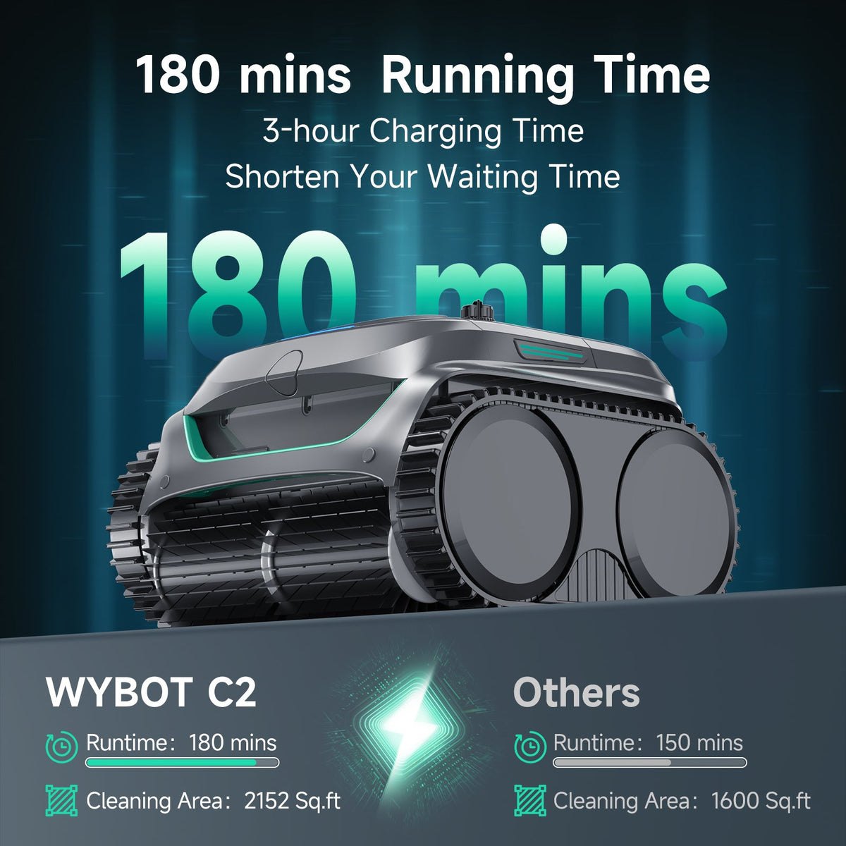 WYBOT C2 Robotic Pool Cleaner - product image 15