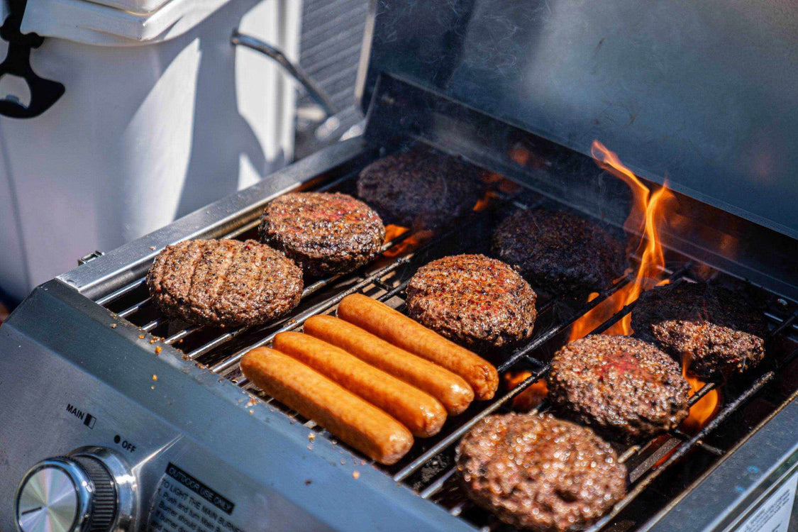 Monument Grills Table Top 13742 Series Gas Grill, 2 Burners, Stainless Steel