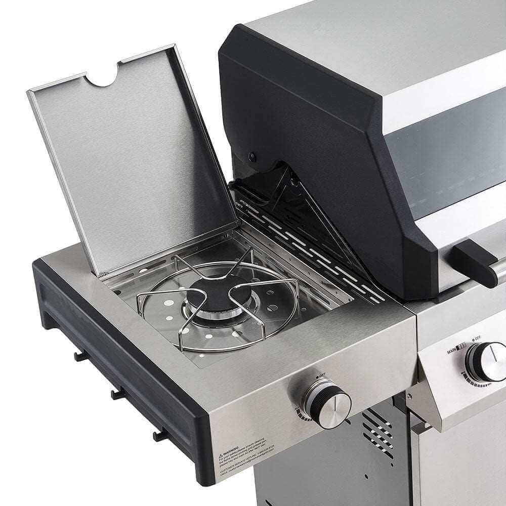 Monument Grills Denali 605 Series Smart Tech Propane Gas Grill, 6 Burners, Natural Gas Convertible, Stainless Steel