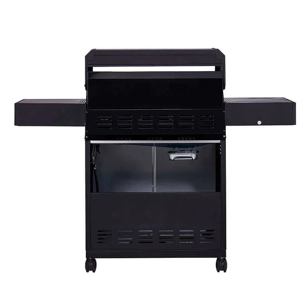 Monument Grills Denali 425 Series Smart Tech Propane Gas Grill, 4 Burners, Black