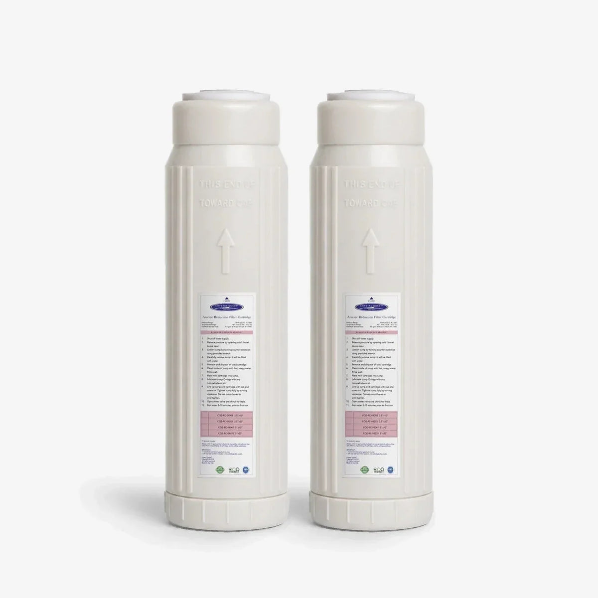 Crystal Quest Arsenic Removal Replacement Filter Cartridge, 0.5 to 6 GPM