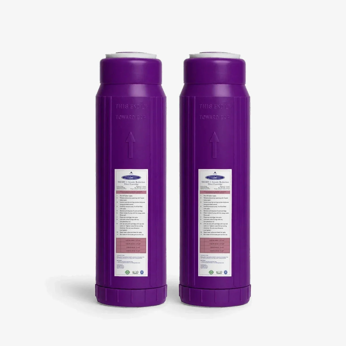 Crystal Quest Arsenic Removal + SMART Replacement Filter Cartridge, 0.5 to 6 GPM