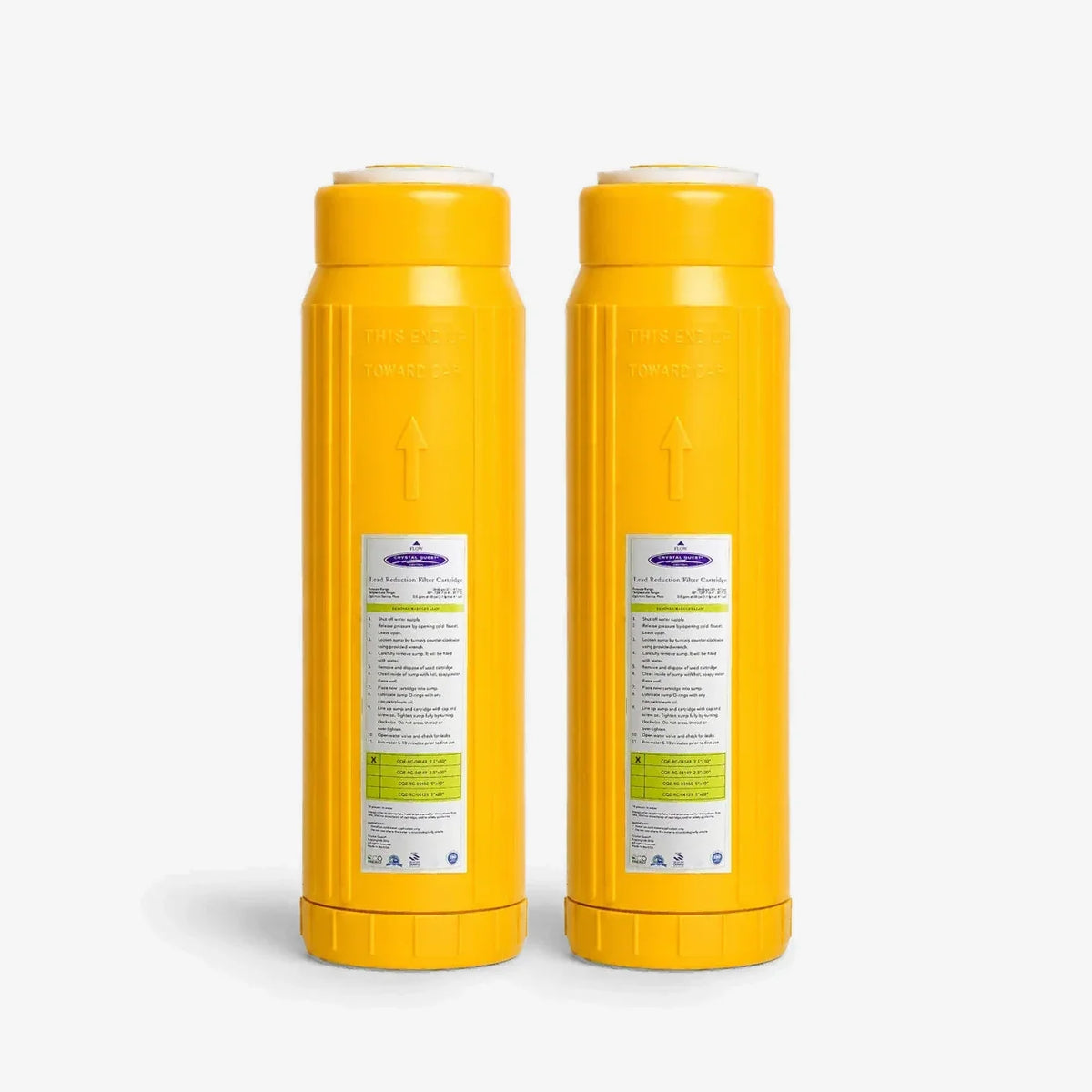 Crystal Quest Lead Filter Replacement Cartridge, 0.5 to 6 GPM