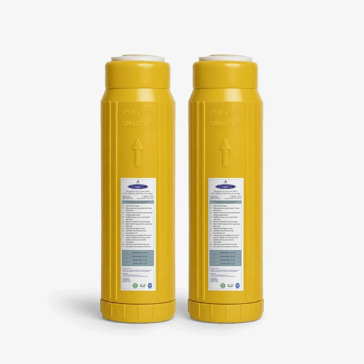 Crystal Quest Phosphate & Coconut Shell GAC Replacement Filter Cartridge, Scale Inhibitor