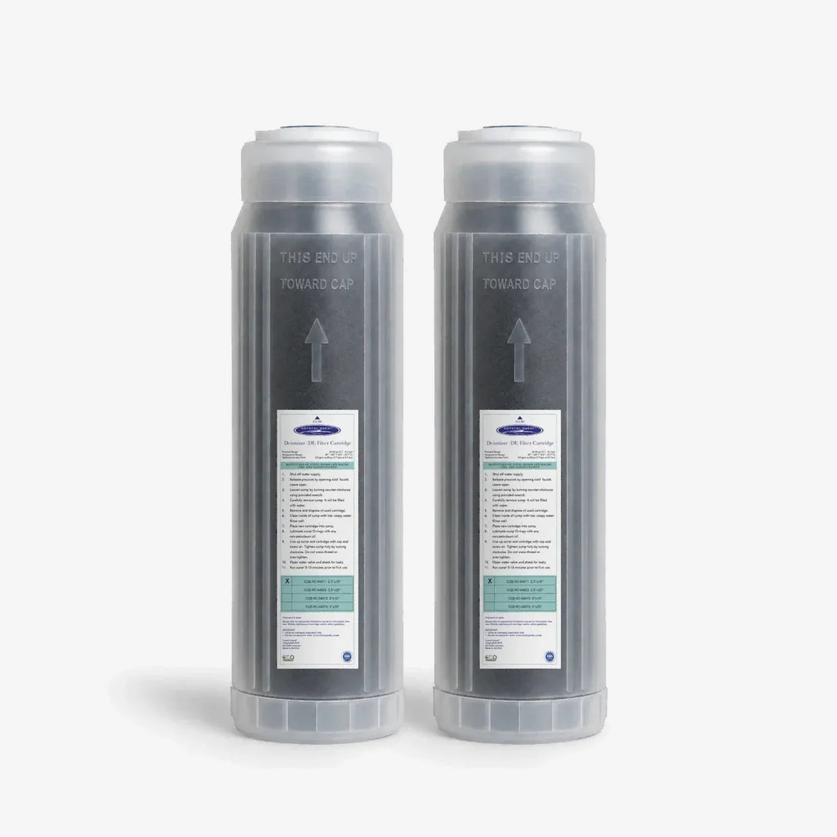 Crystal Quest Ultra High Purity Mixed Bed DI Resin Cartridge