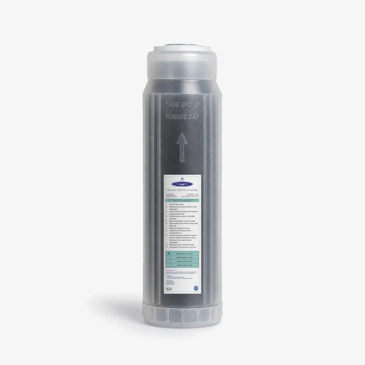 Crystal Quest Ultra High Purity Mixed Bed DI Resin Cartridge