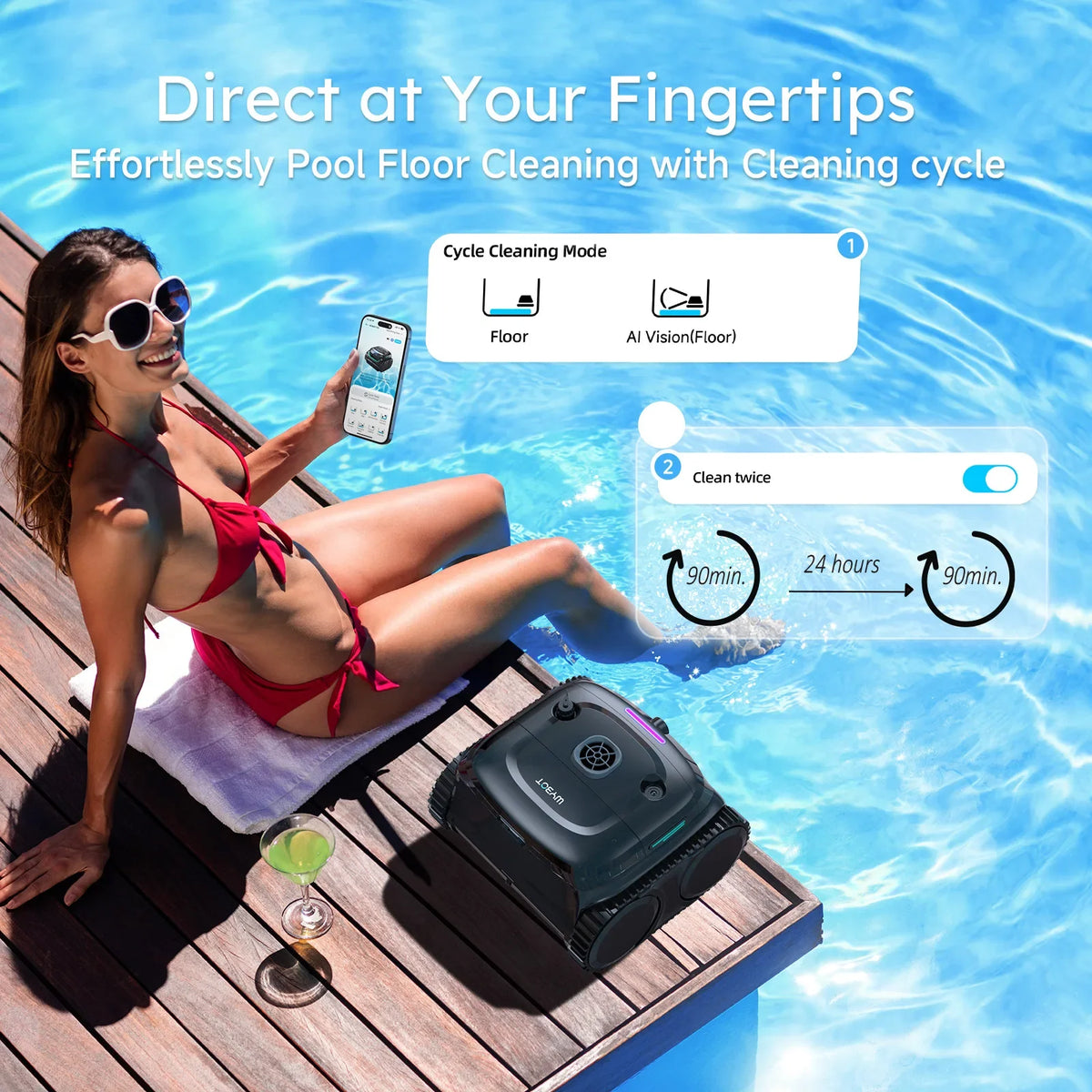 WYBOT C2 Vision Robotic Pool Cleaner - product image 7