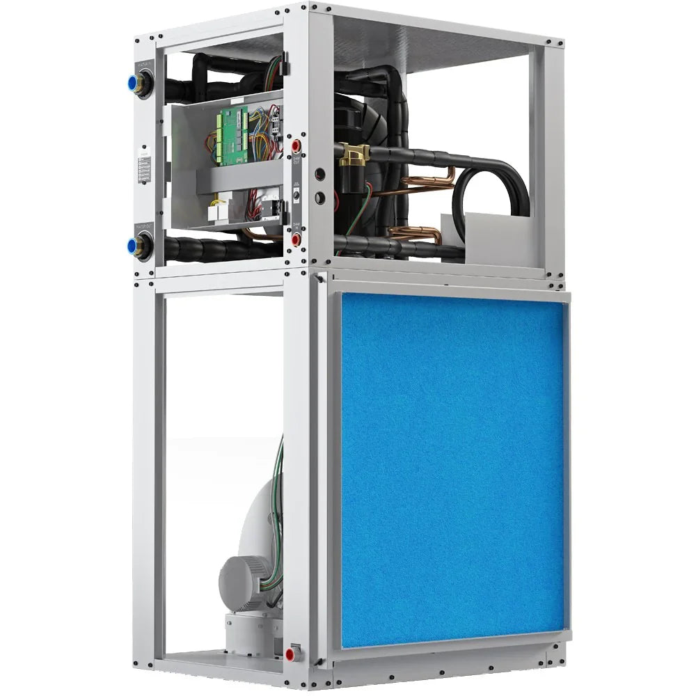 MRCOOL GeoCool 24K BTU, Downflow Two-Stage CuNi Coil Left w/Heater (GCHPD024TGTANDL)