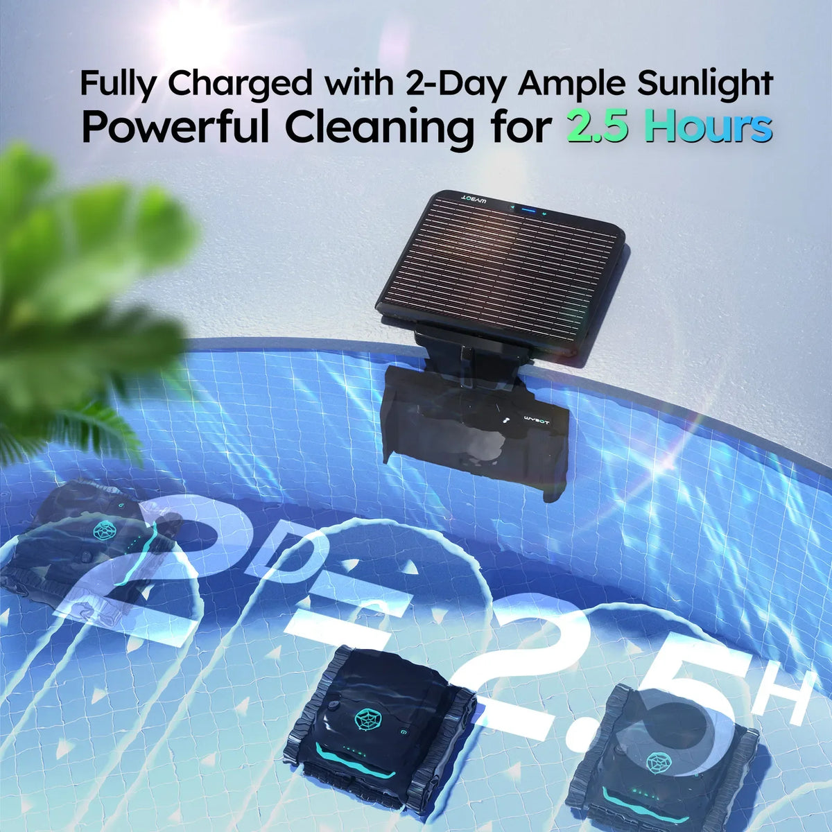 WYBOT S2 Solar Robotic Pool Cleaner - product image 7