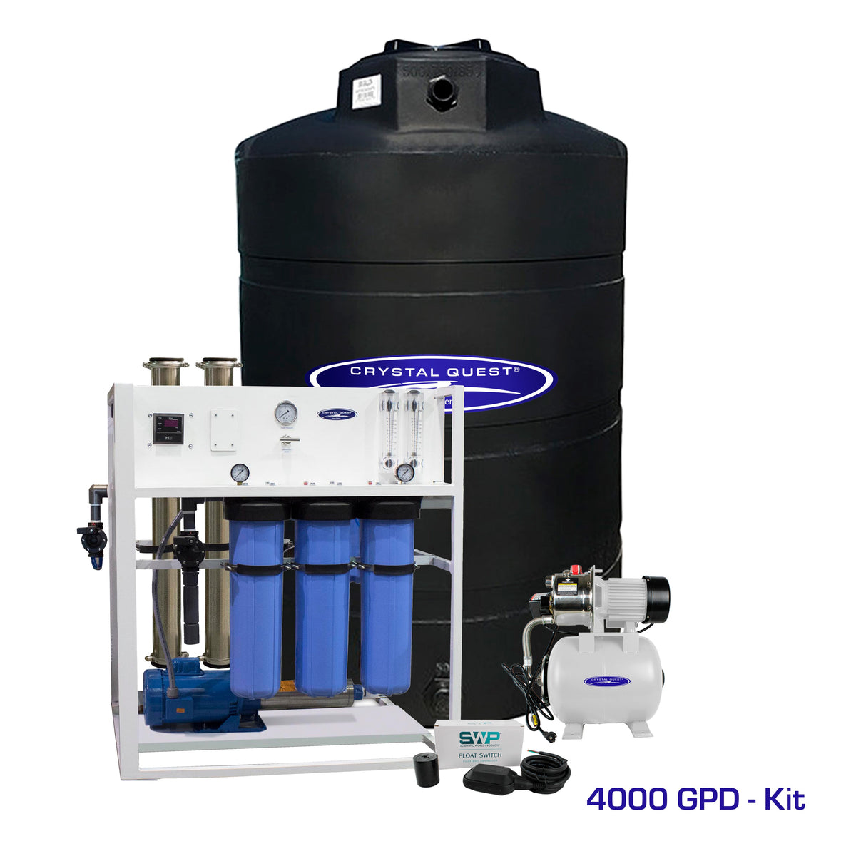 Crystal Quest Mid-Flow Commercial Reverse Osmosis System, 500-7,000 GPD