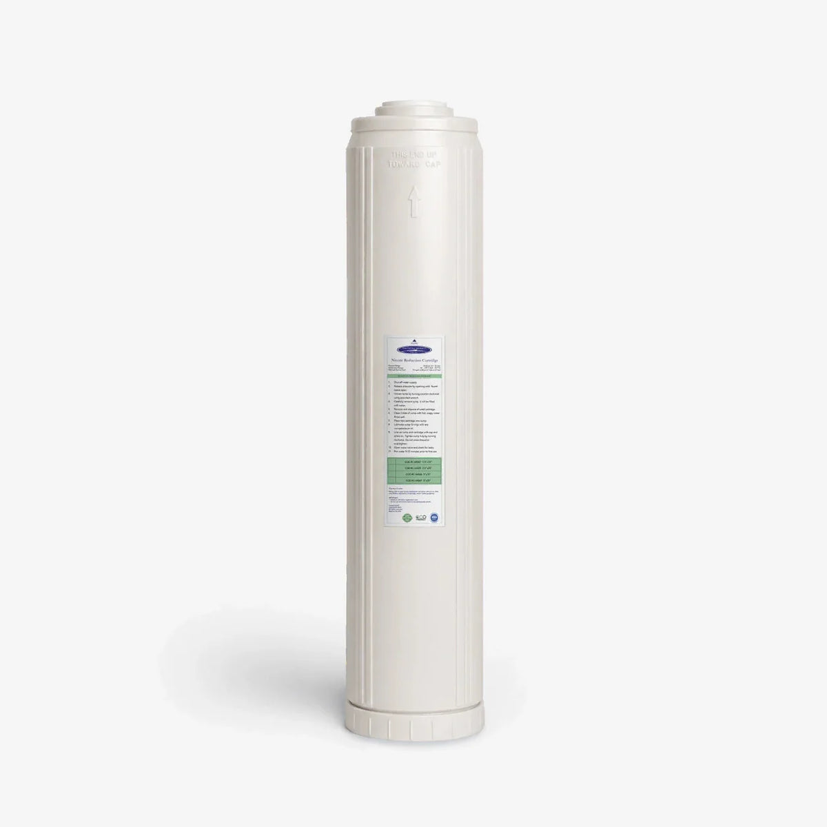 Crystal Quest Nitrate Removal Replacement Filter Cartridge, Nitrate-Selective Resin, 0.5 to 6 GPM