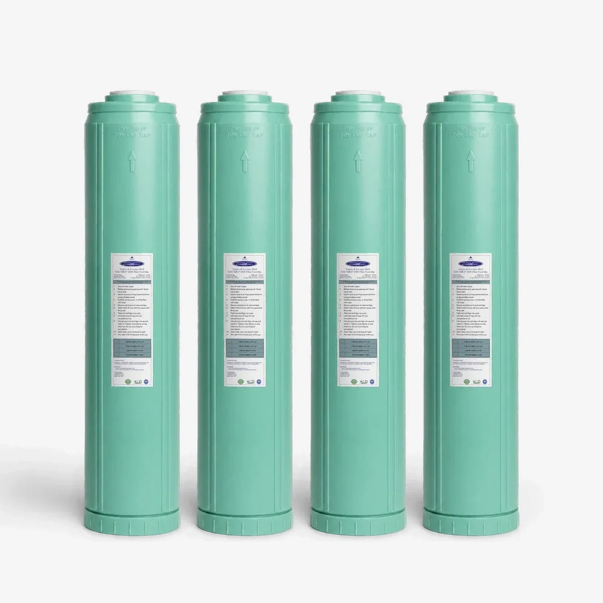 Crystal Quest Calcite & Coconut Shell GAC Replacement Filter Cartridge, 0.5 to 6 GPM