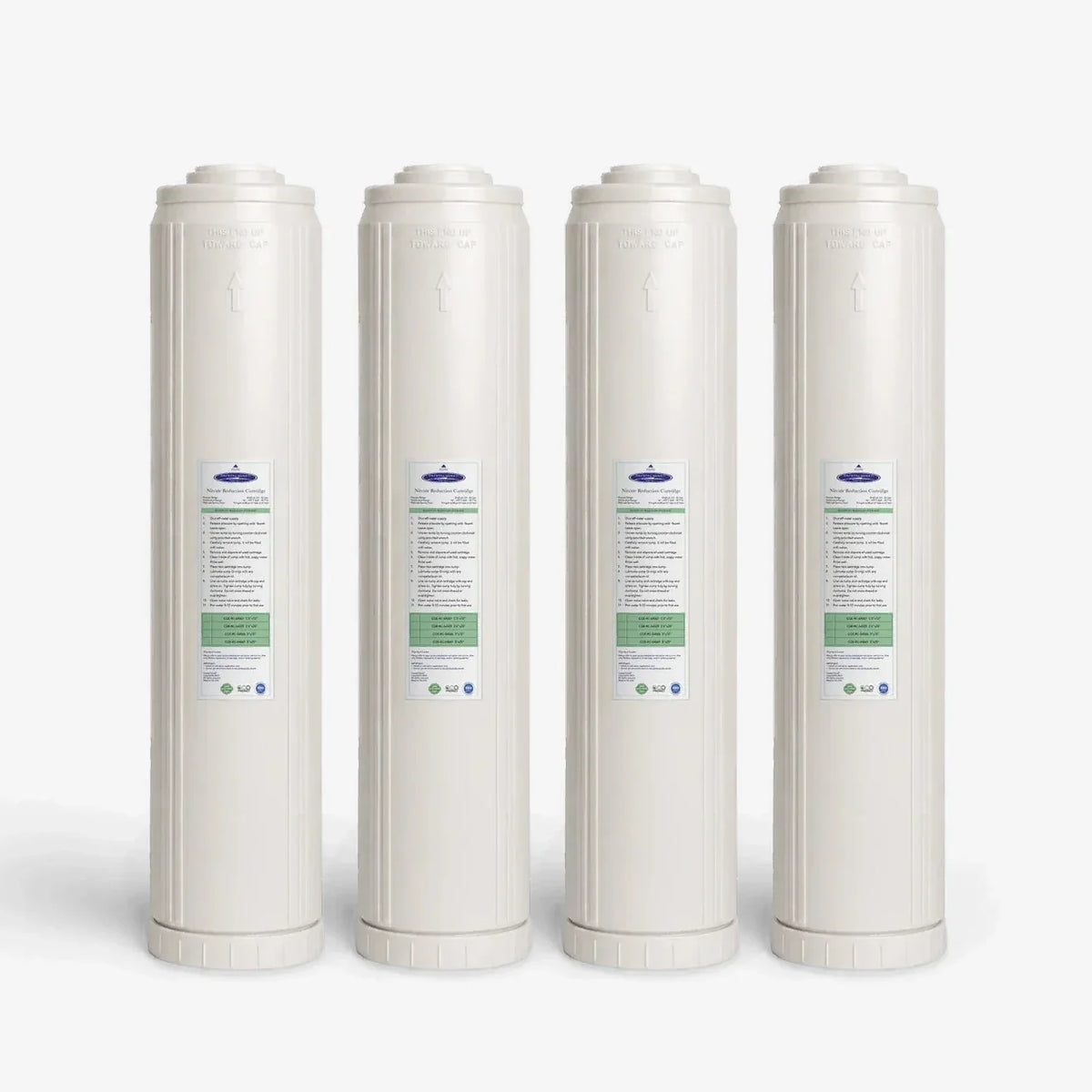Crystal Quest Nitrate Removal Replacement Filter Cartridge, Nitrate-Selective Resin, 0.5 to 6 GPM