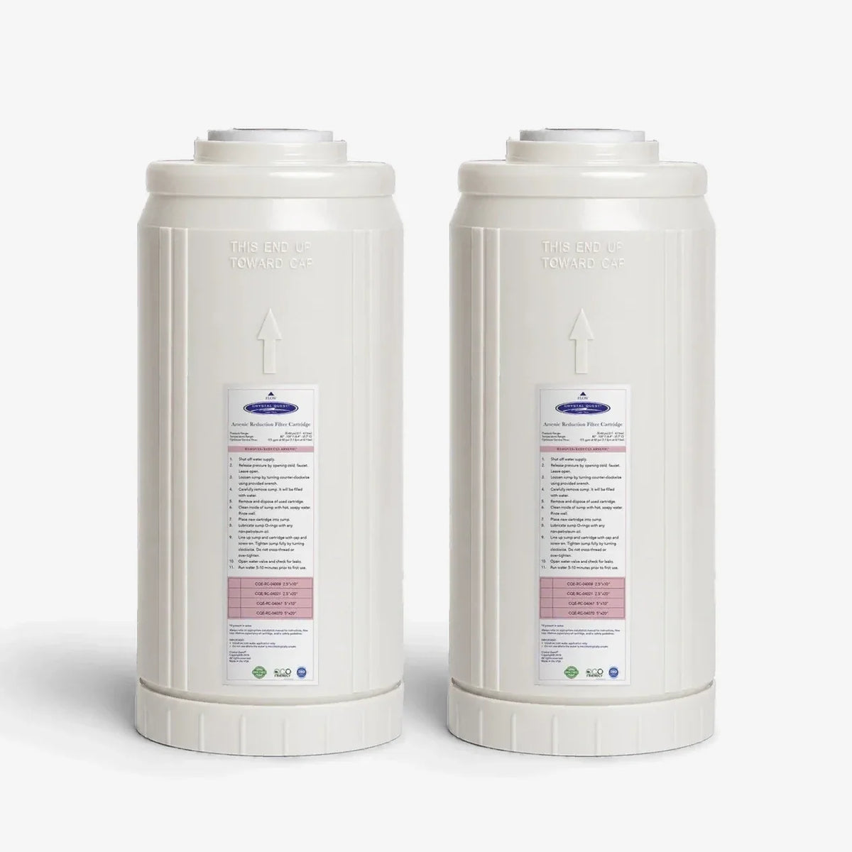 Crystal Quest Arsenic Removal Replacement Filter Cartridge, 0.5 to 6 GPM