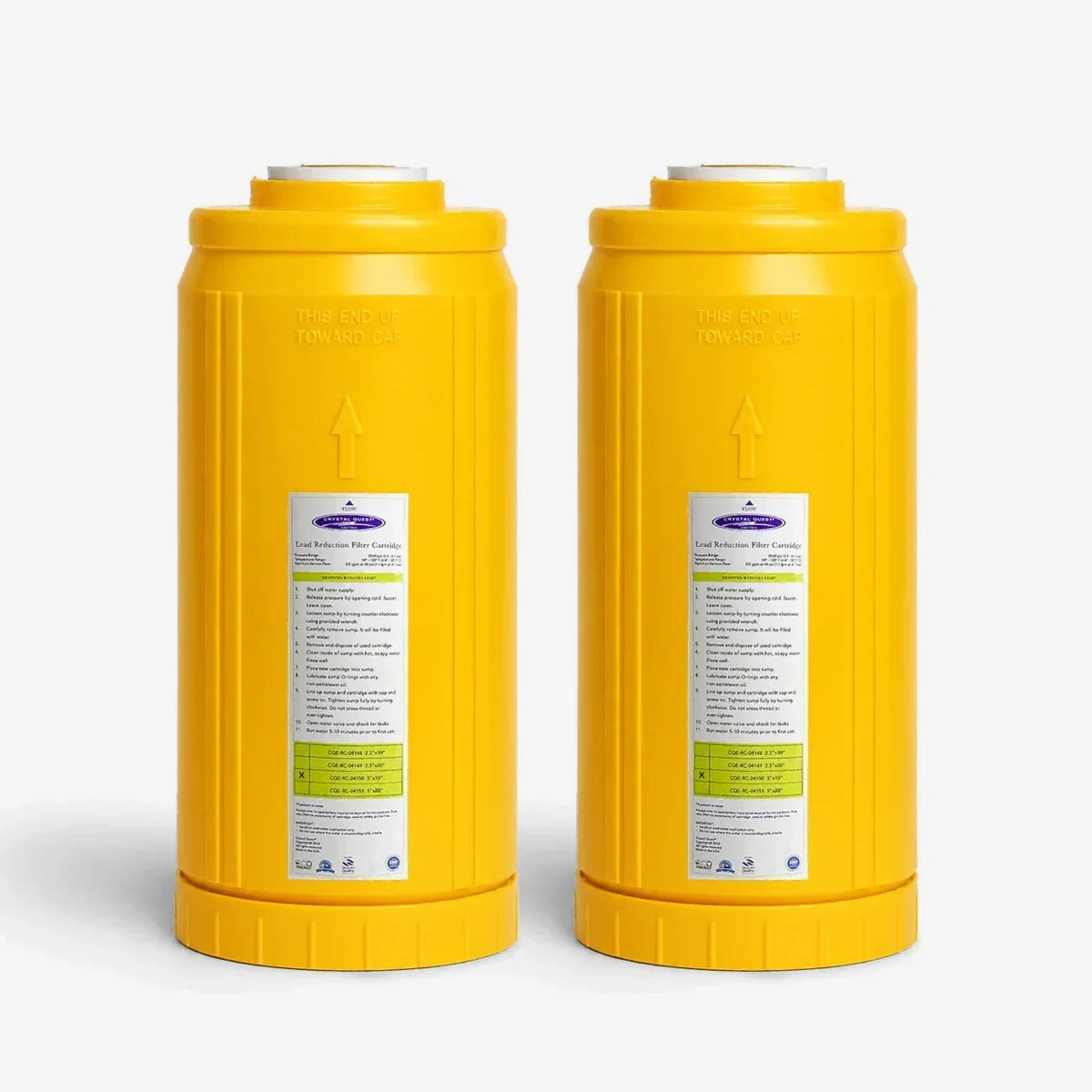 Crystal Quest Lead Filter Replacement Cartridge, 0.5 to 6 GPM