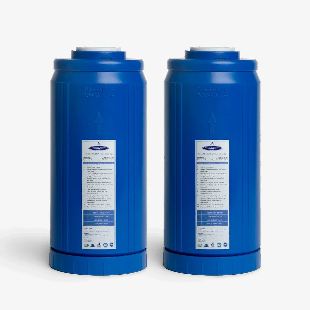 Crystal Quest SMART Replacement Filter Cartridge, Multi-Stage, Plus, Ultra or Ultimate