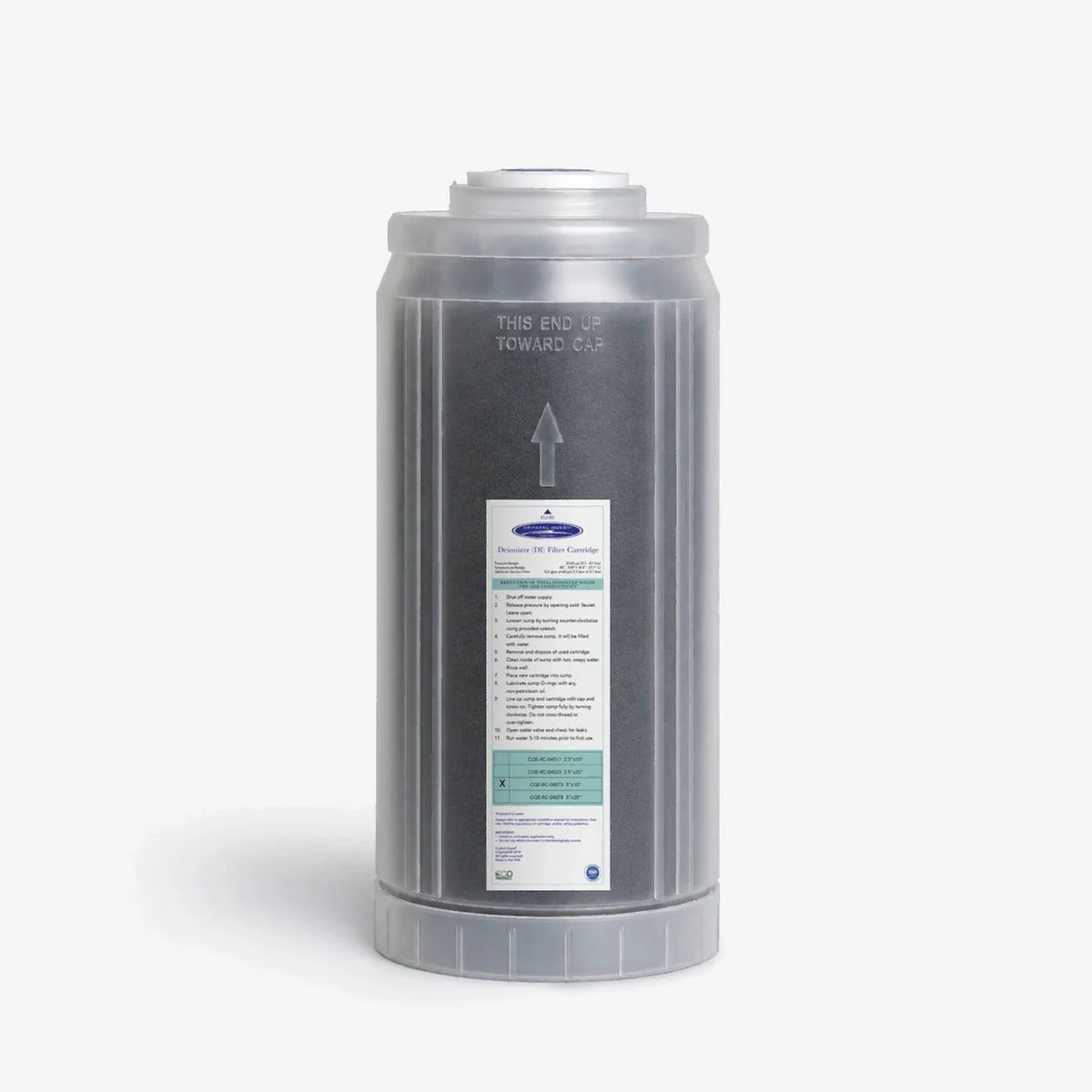 Crystal Quest Ultra High Purity Mixed Bed DI Resin Cartridge