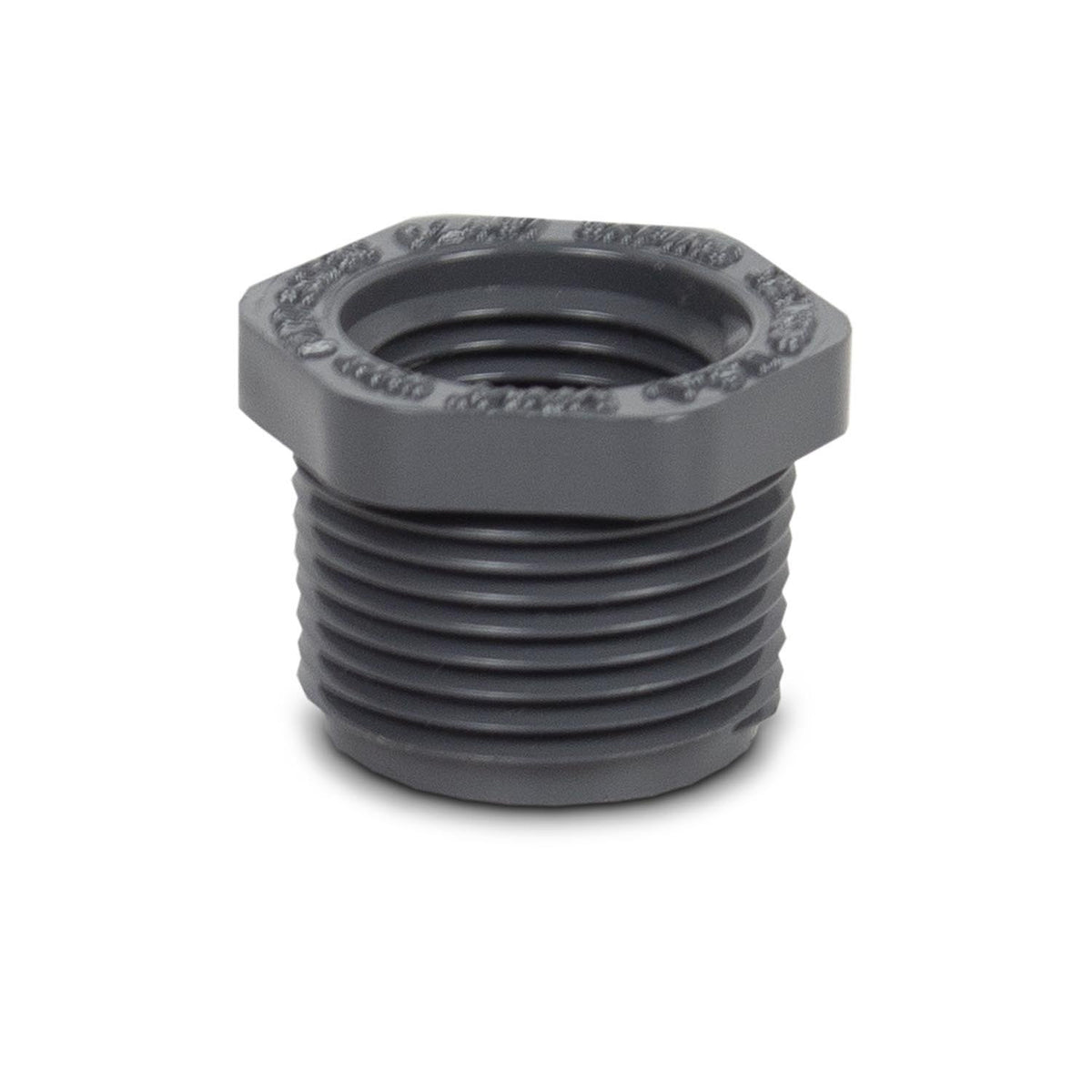 Crystal Quest 4" SS Housing PVC End Plug, 1/2" & 3/4" FNPT (CQE-PT-03316)