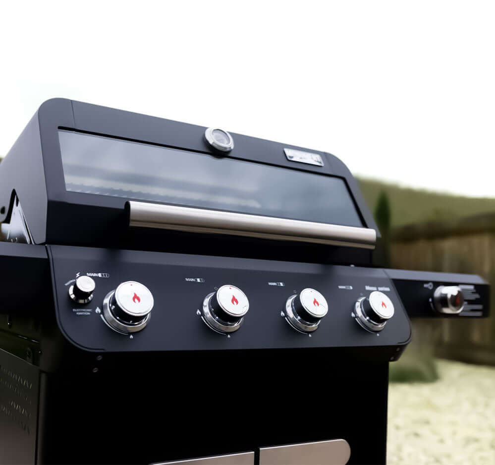 Monument Grills Mesa 425 Series Propane Gas Grill, 4 Burners, Black