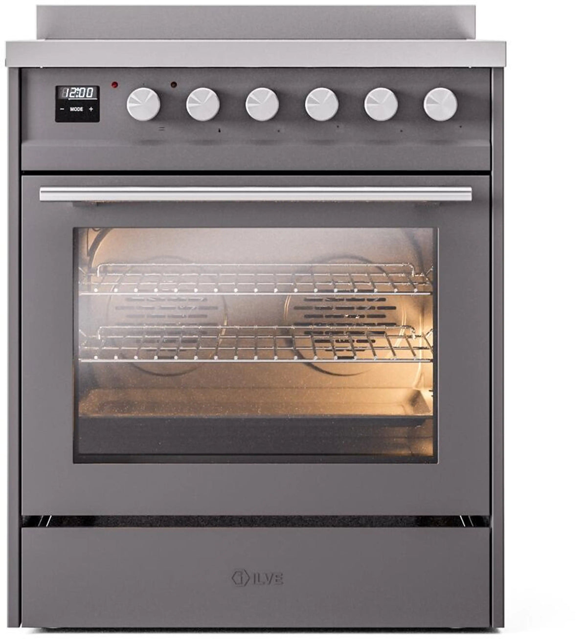 ILVE Professional Plus II 30-Inch Induction Range, Matte Graphite (UPI304WMPMG)