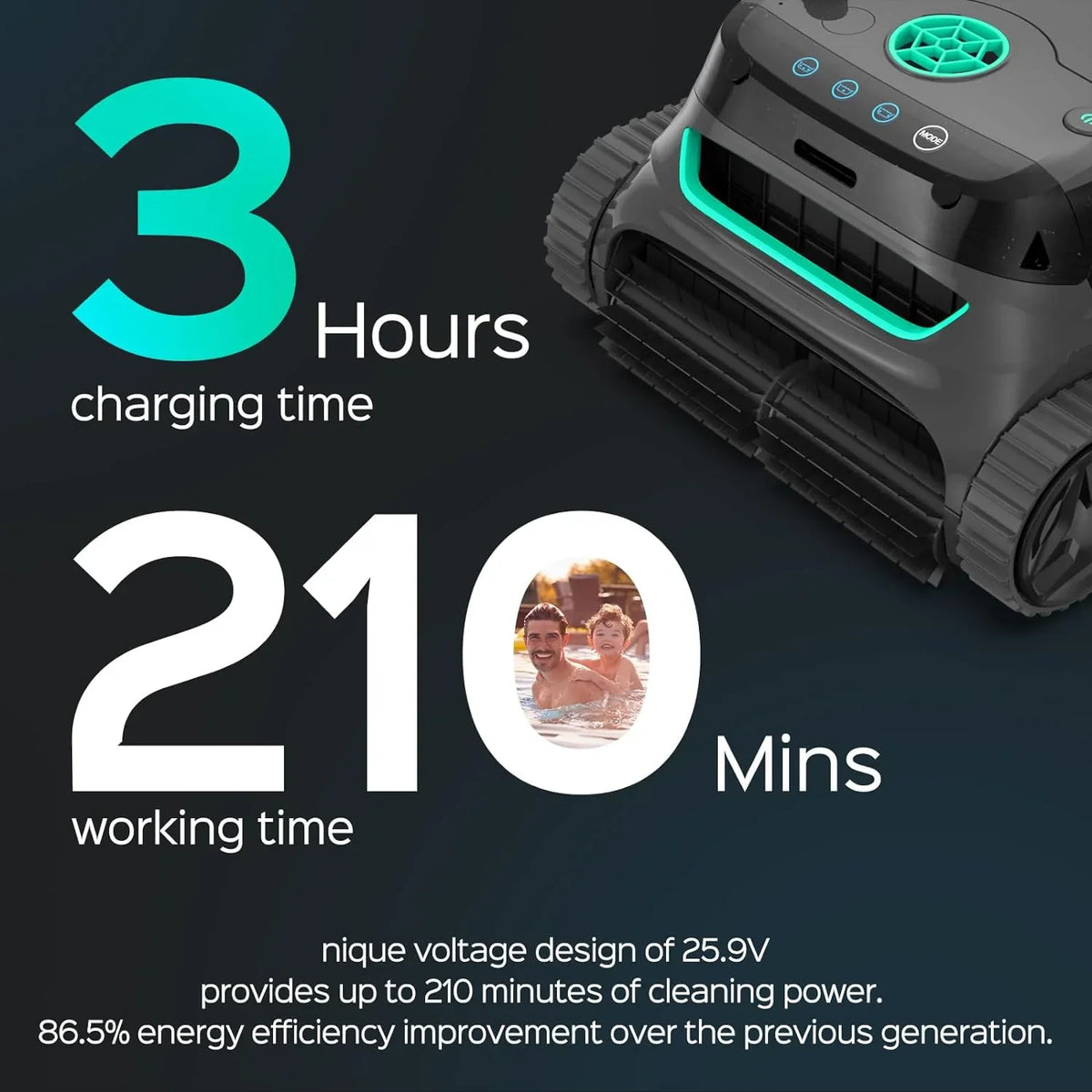 WYBOT S2 Robotic Pool Cleaner - product image 5