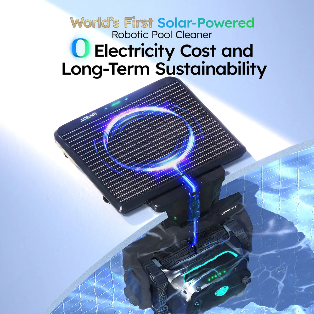 WYBOT S2 Solar Robotic Pool Cleaner - product image 3
