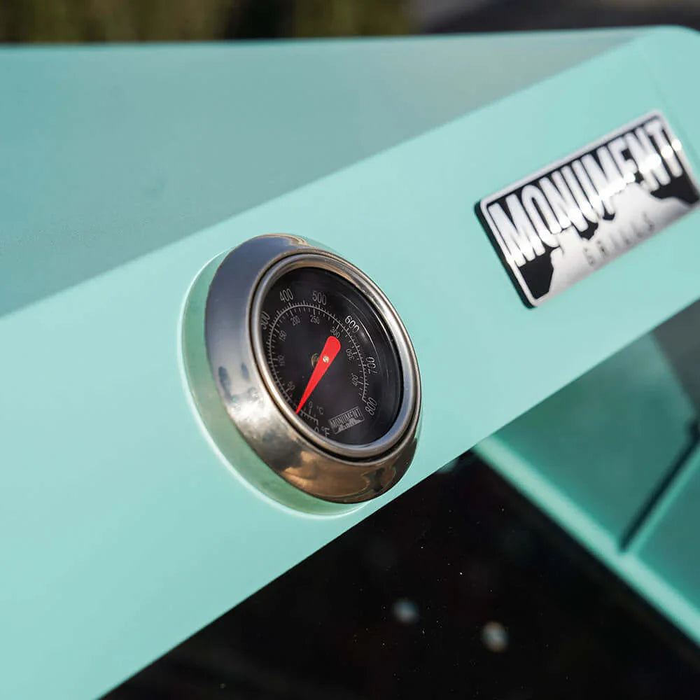 Monument Grills Mesa 200G Series Propane Gas Grill, 2 Burners, Turquoise Green (M200G)