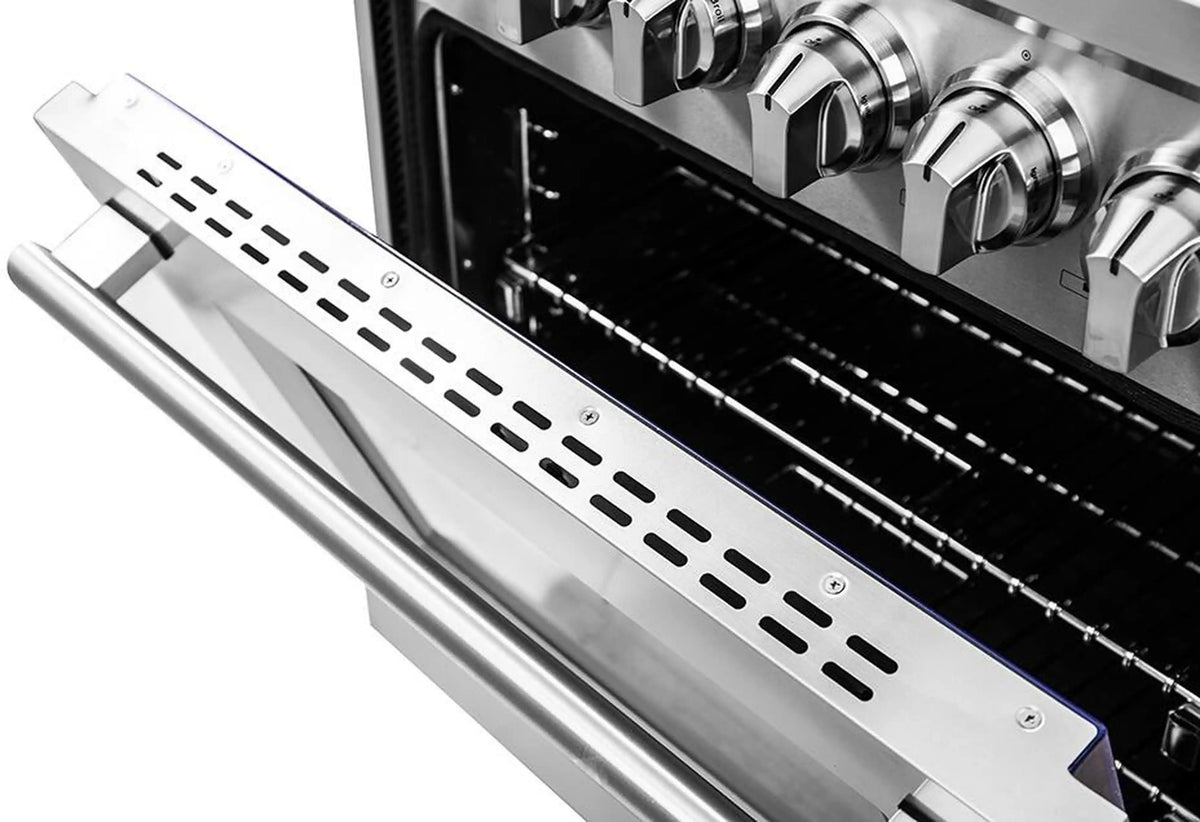 Forno Massimo 36-Inch Freestanding Dual Fuel Range, Stainless Steel (FFSGS6125-36)