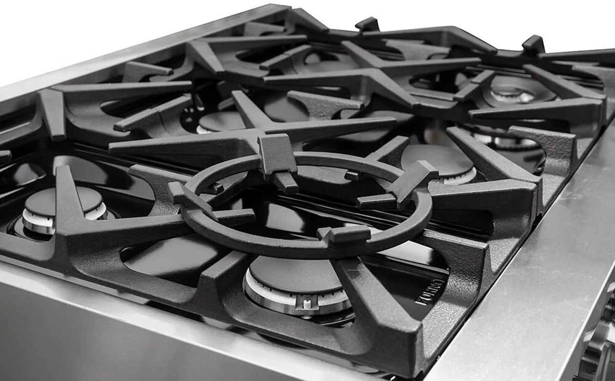 Forno Massimo 36-Inch Freestanding Dual Fuel Range, Stainless Steel (FFSGS6125-36)