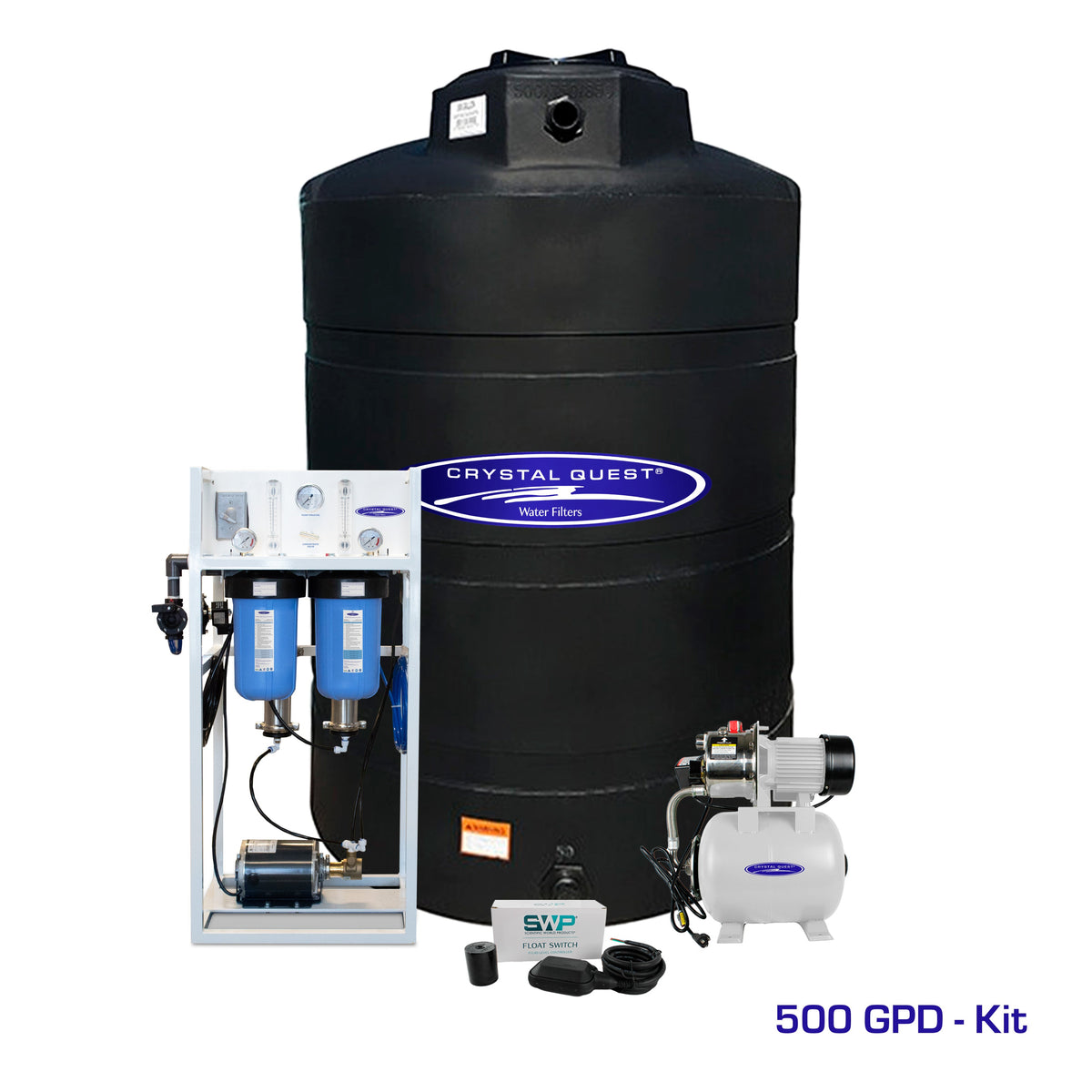 Crystal Quest Mid-Flow Commercial Reverse Osmosis System, 500-7,000 GPD