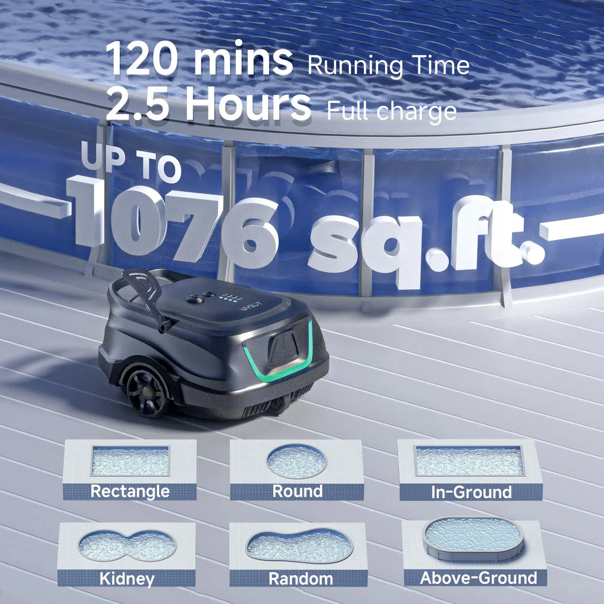 WYBOT A1 Robotic Pool Cleaner - product image 3