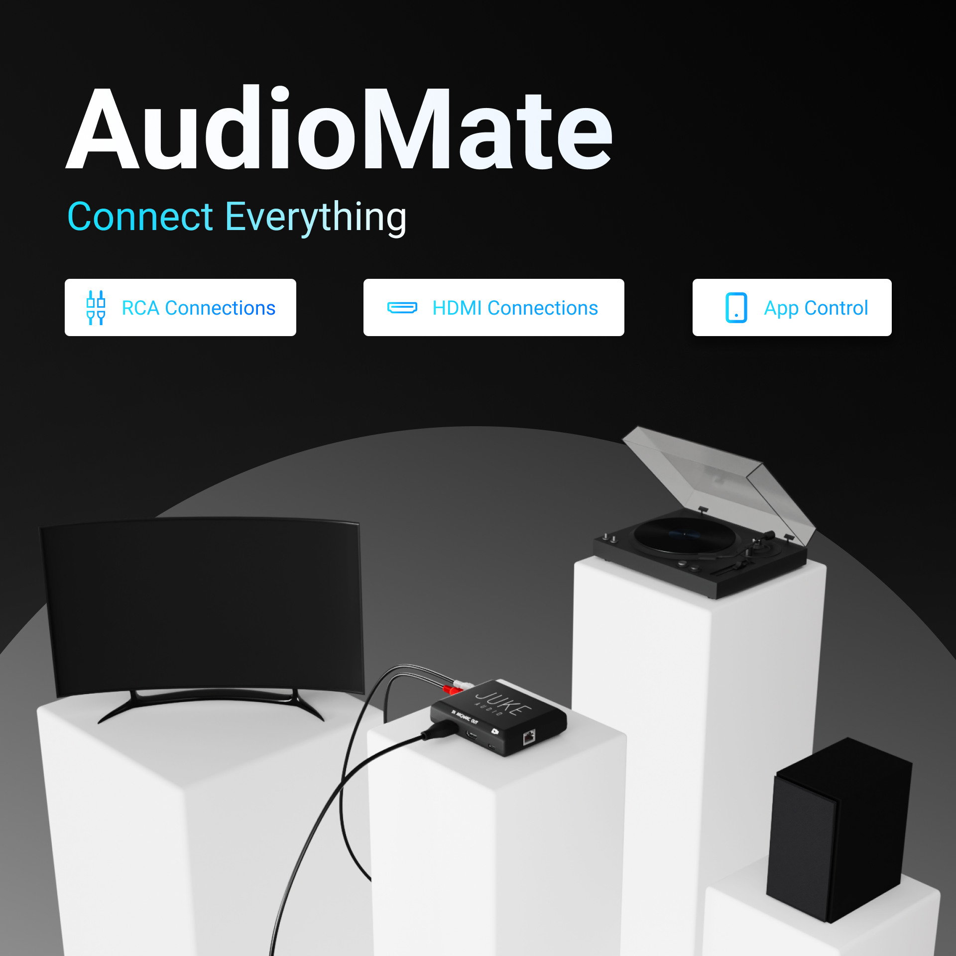 Juke AudioMate Wireless Transmitter/Receiver for Juke Audio Amplifiers