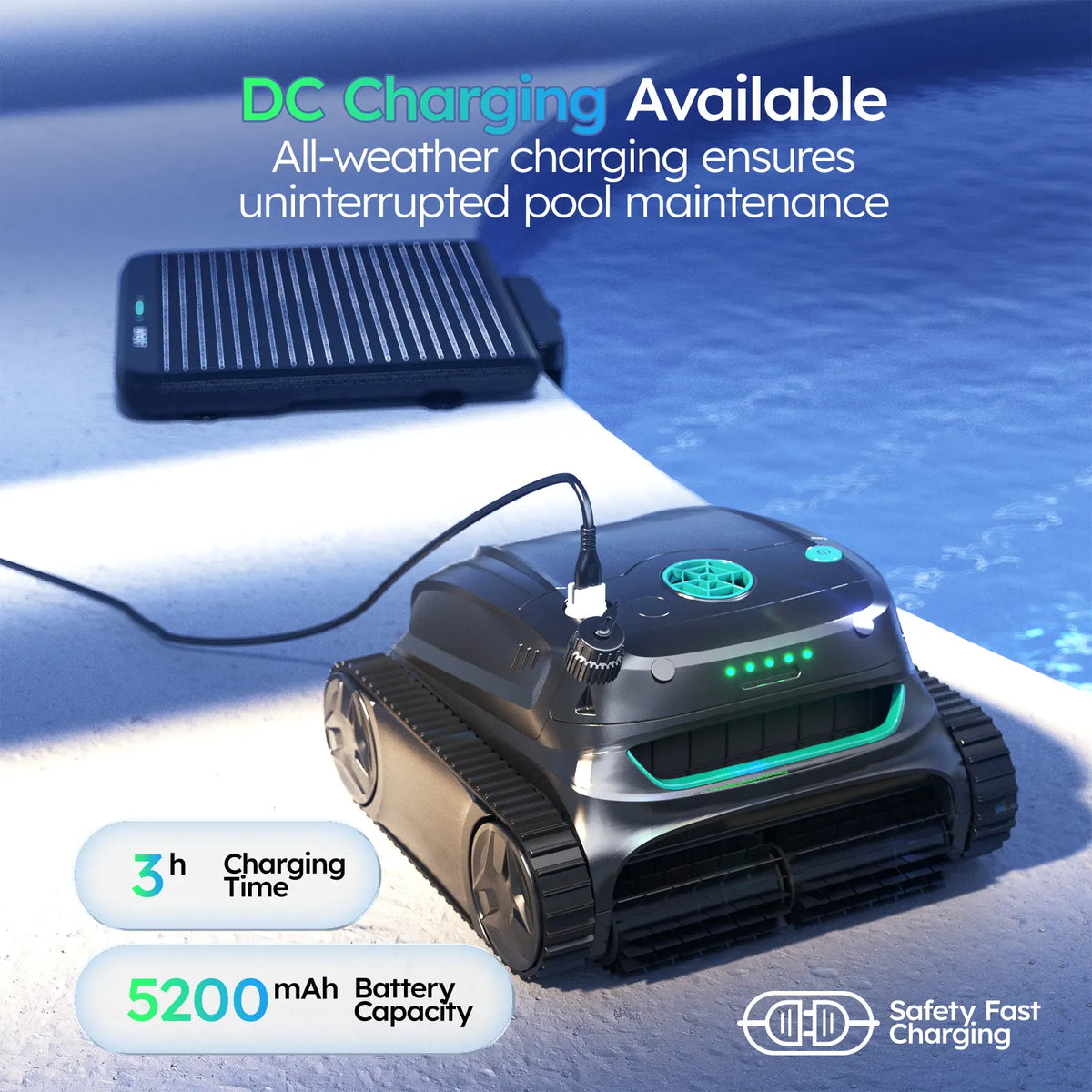 WYBOT S2 Solar Robotic Pool Cleaner - product image 11