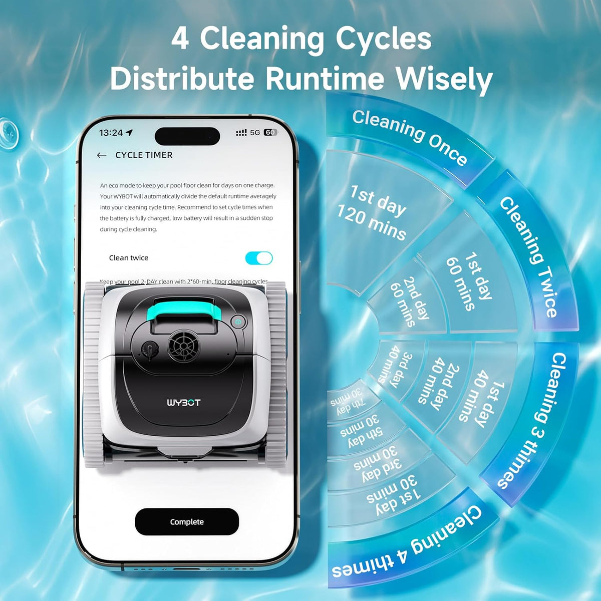 WYBOT C1 Robotic Pool Cleaner - product image 18