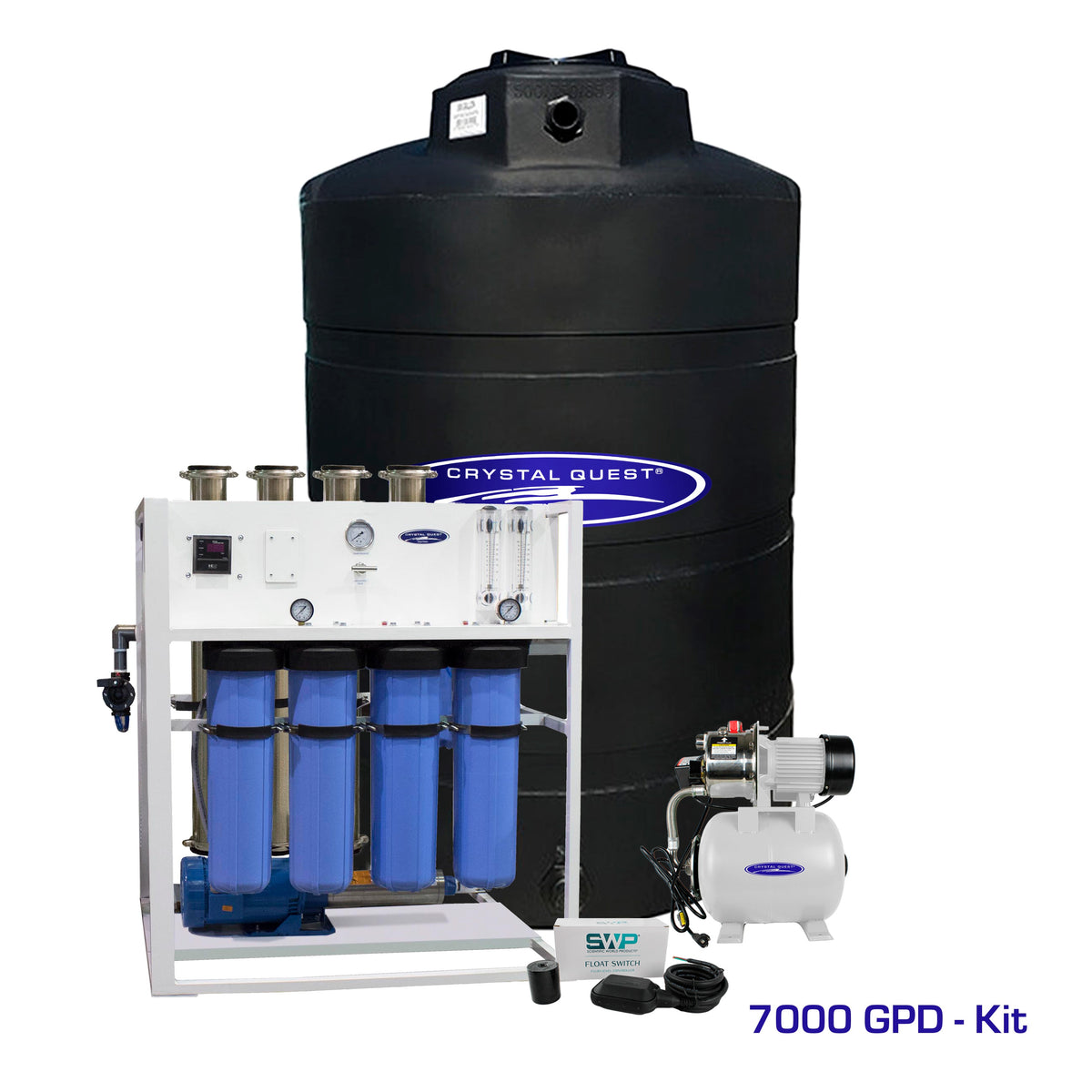 Crystal Quest Mid-Flow Commercial Reverse Osmosis System, 500-7,000 GPD