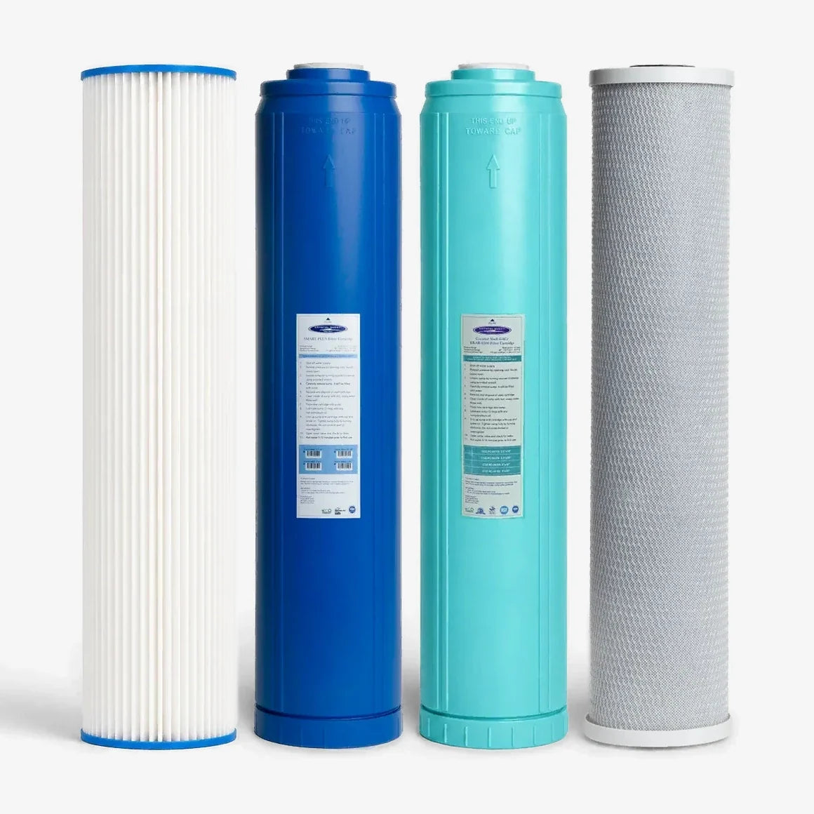 Crystal Quest Whole House RO Replacement Filter Pack, 7000 GPD, Prefilter or Complete