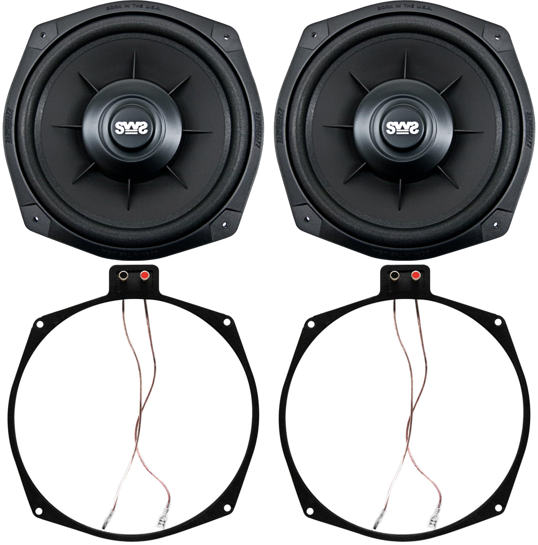 Earthquake Sound SWS-8X 8" 300 Watts 4 Ohm Shallow Subwoofer (pair)