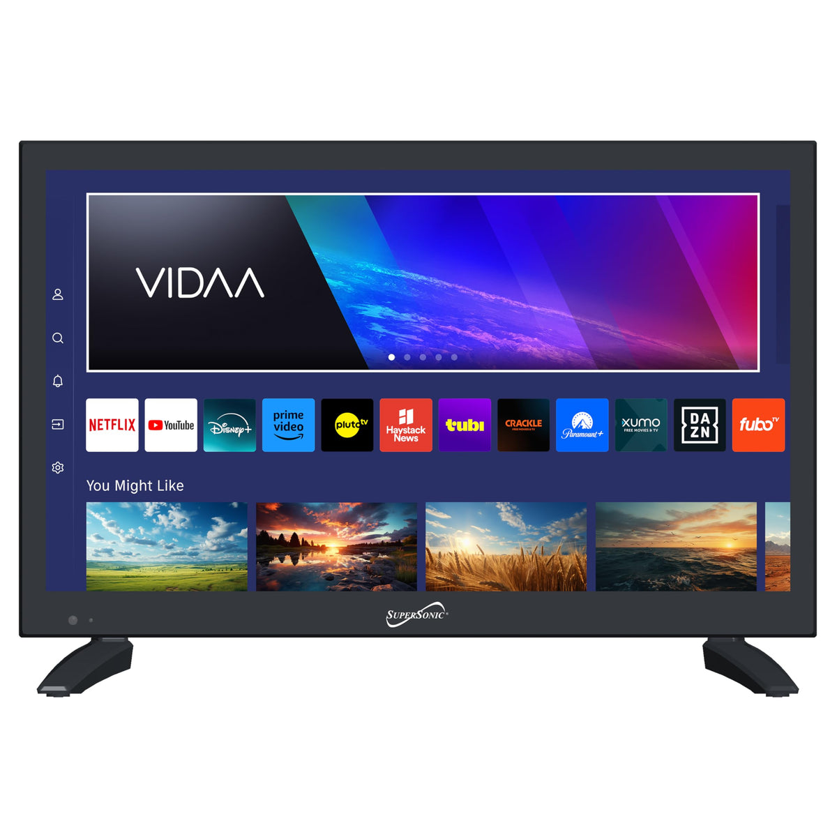 Supersonic 18.5-Inch 1080p Smart LED TV, Wi-Fi, HDMI ARC, Built-In Speakers (SC-1920VTV)